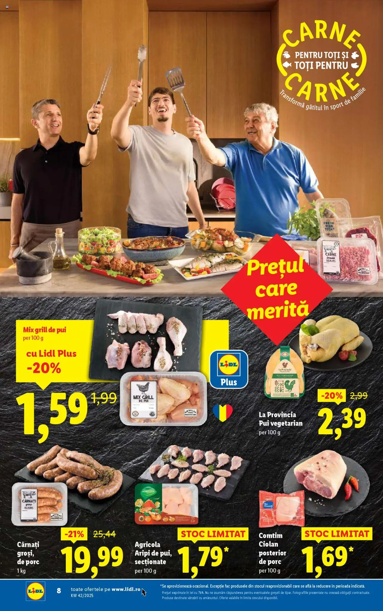 Catalog LIDL 13 - 18 Octombrie 2025 | Pagina 8 | Produse: Grill, Hacıyatmaz Kedi Oyuncağı, Cârnați