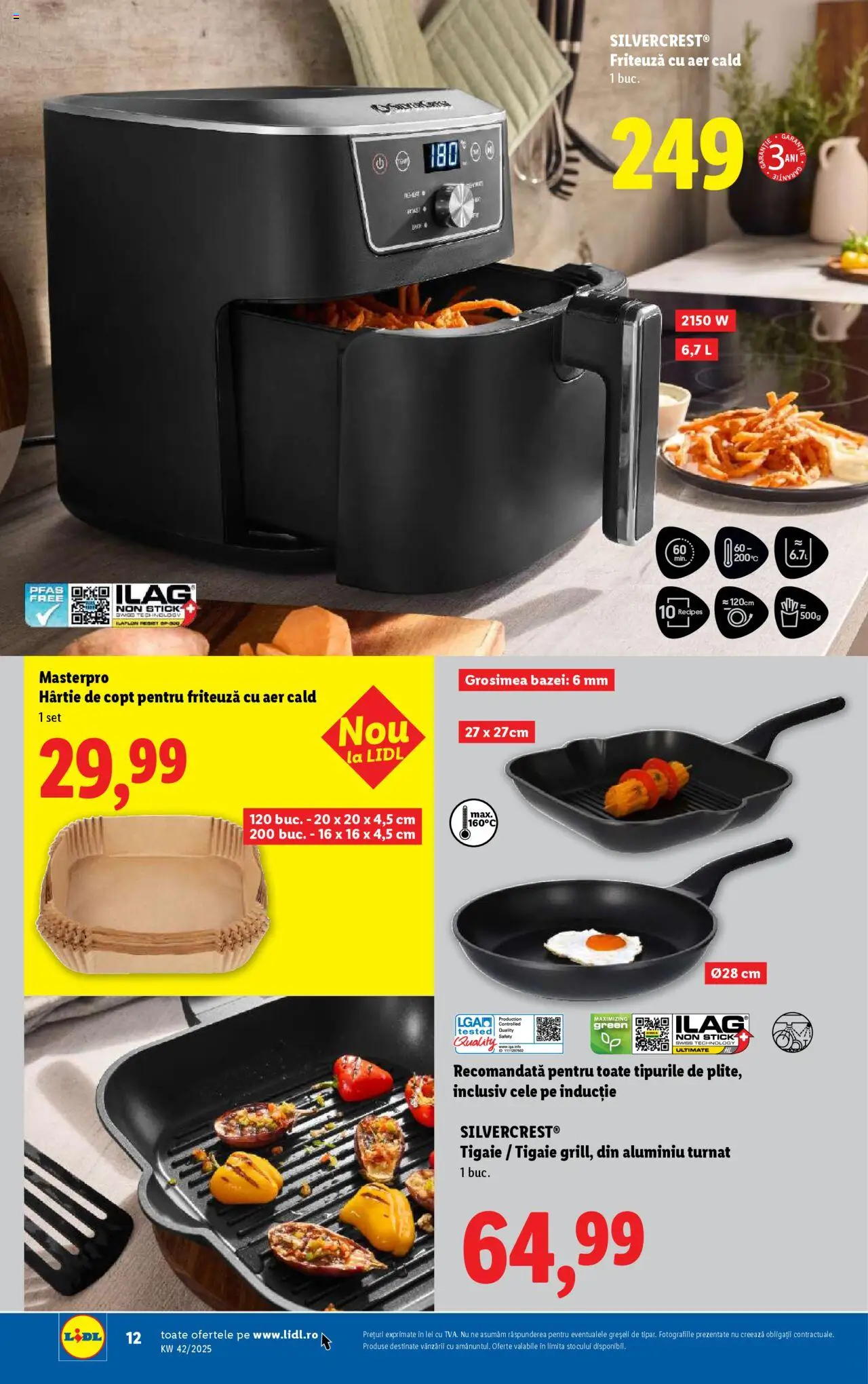 Catalog LIDL 13 - 18 Octombrie 2025 | Pagina 12 | Produse: Ginseng, Tigaie, Friteuză