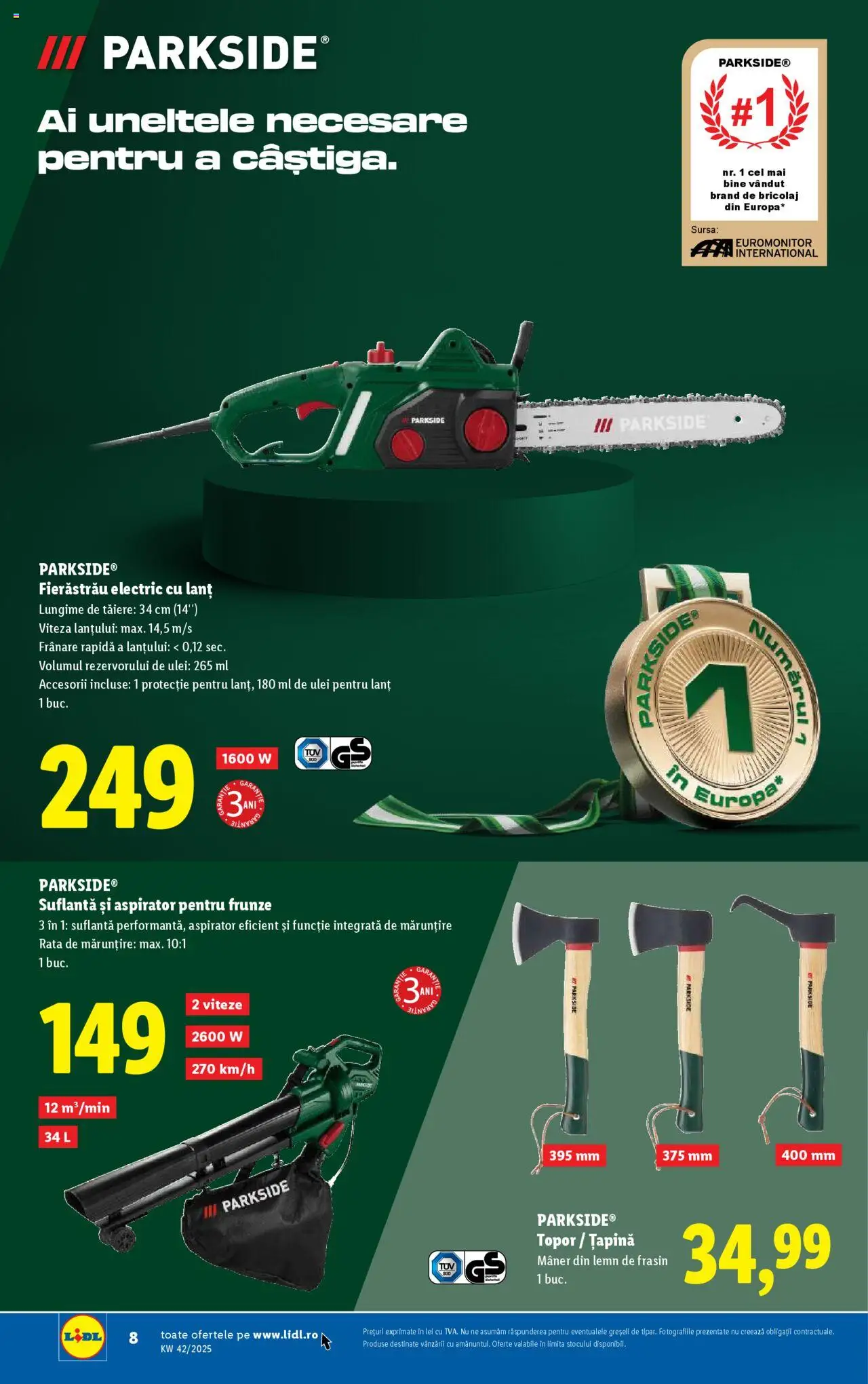 Catalog LIDL 13 - 18 Octombrie 2025 | Pagina 8 | Produse: Suflantă, Aspirator, Rață, Ulei