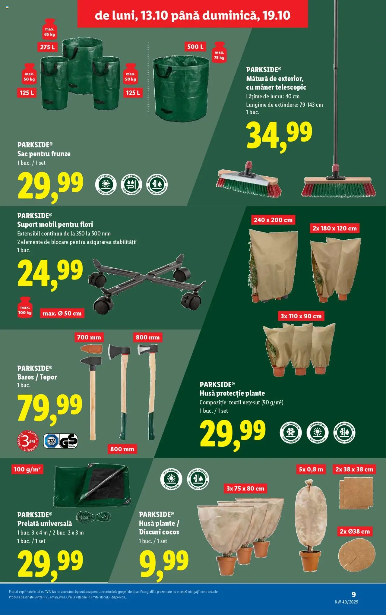 Catalog LIDL 13 - 18 Octombrie 2025 | Pagina 9 | Produse: Mătură, Mâner