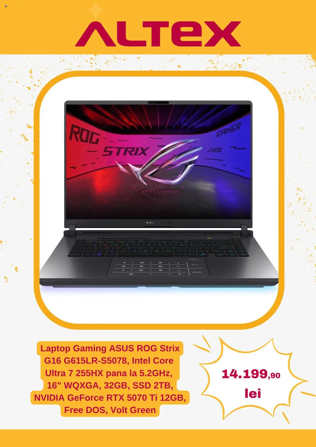 Catalog Altex 9 - 14 Octombrie 2025 | Pagina 3 | Produse: Laptop