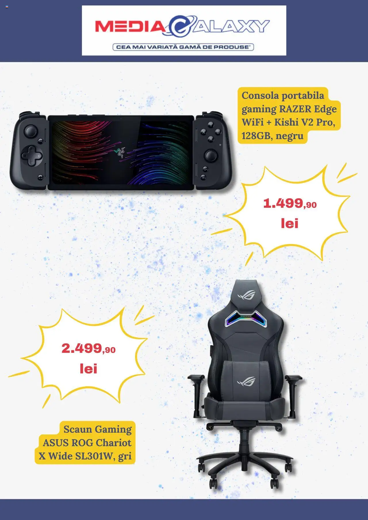 Catalog Media Galaxy 9 - 14 Octombrie 2025 | Pagina 4 | Produse: Scaun gaming, Scaun