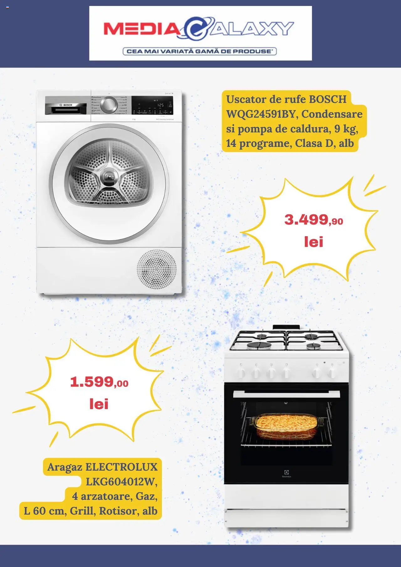 Catalog Media Galaxy 9 - 14 Octombrie 2025 | Pagina 6 | Produse: Uscător, Aragaz