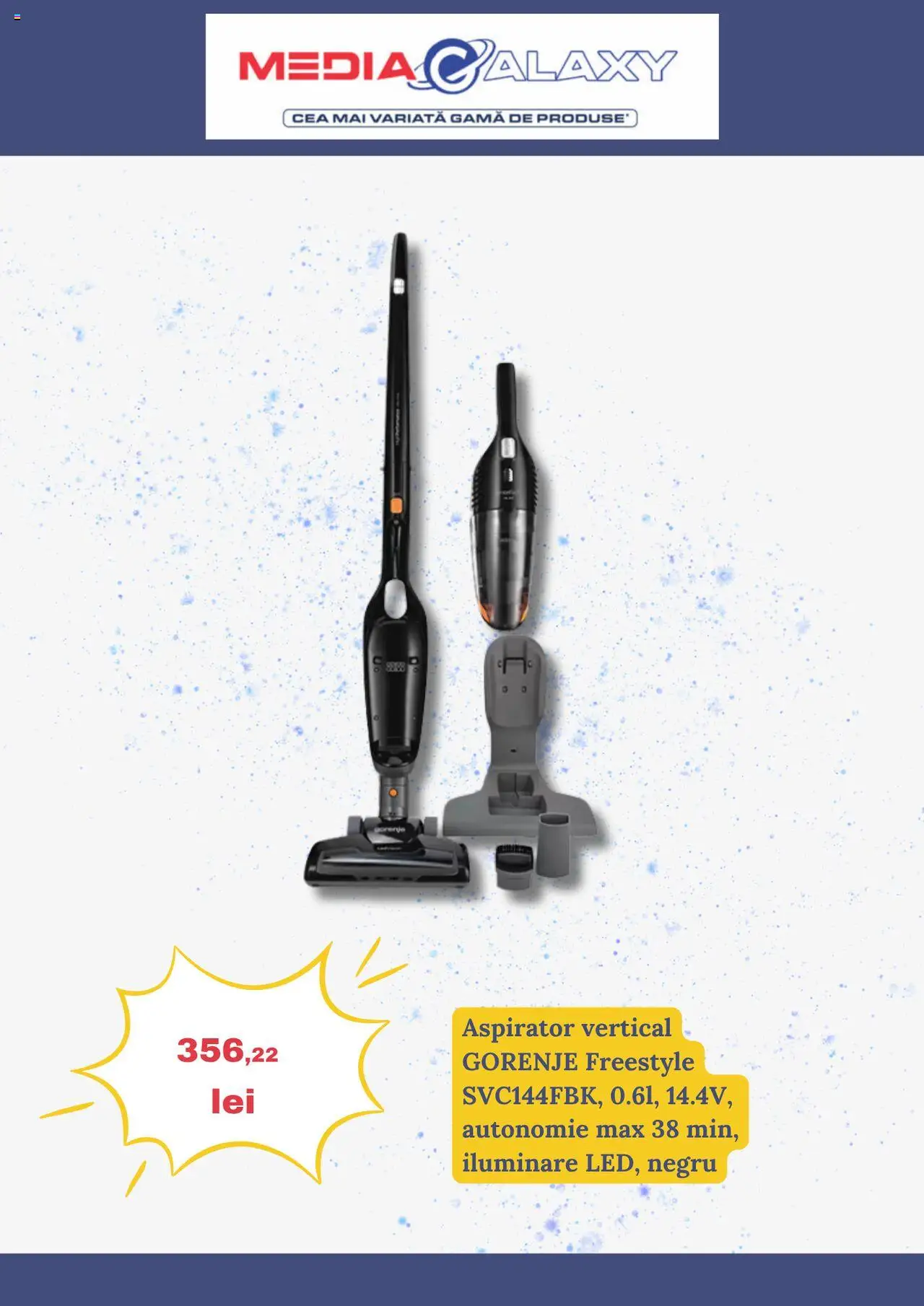 Catalog Media Galaxy 9 - 14 Octombrie 2025 | Pagina 7 | Produse: Aspirator