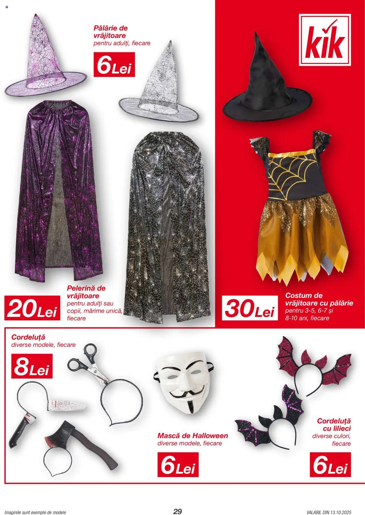 Catalog Kik 13 Octombrie - 1 Noiembrie 2025 | Pagina 29 | Produse: Pălărie, Costum