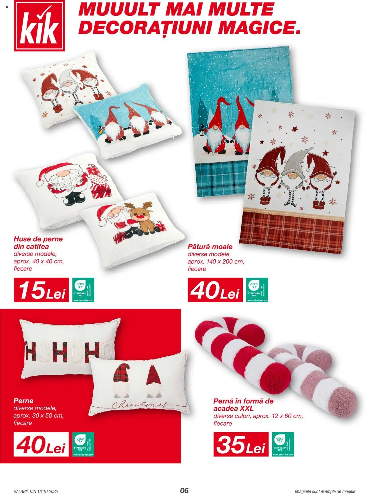 Catalog Kik 13 Octombrie - 1 Noiembrie 2025 | Pagina 6 | Produse: Pernă, Pătură