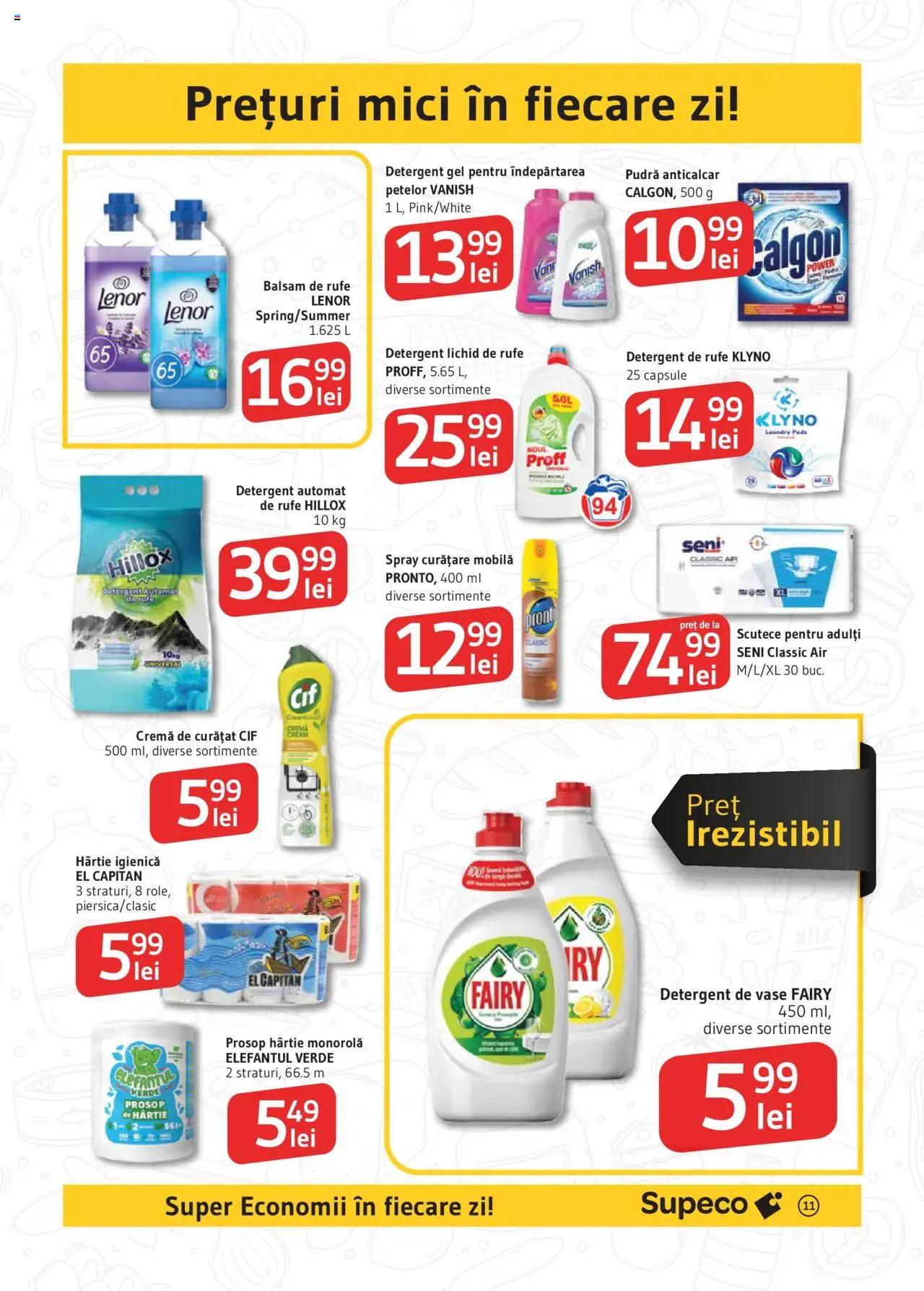 Catalog Supeco 15 - 28 Octombrie 2025 | Pagina 11 | Produse: Detergent de vase, Kedi Ödül Oyuncakları, Detergent, Çelik Mama ve Su Kabı