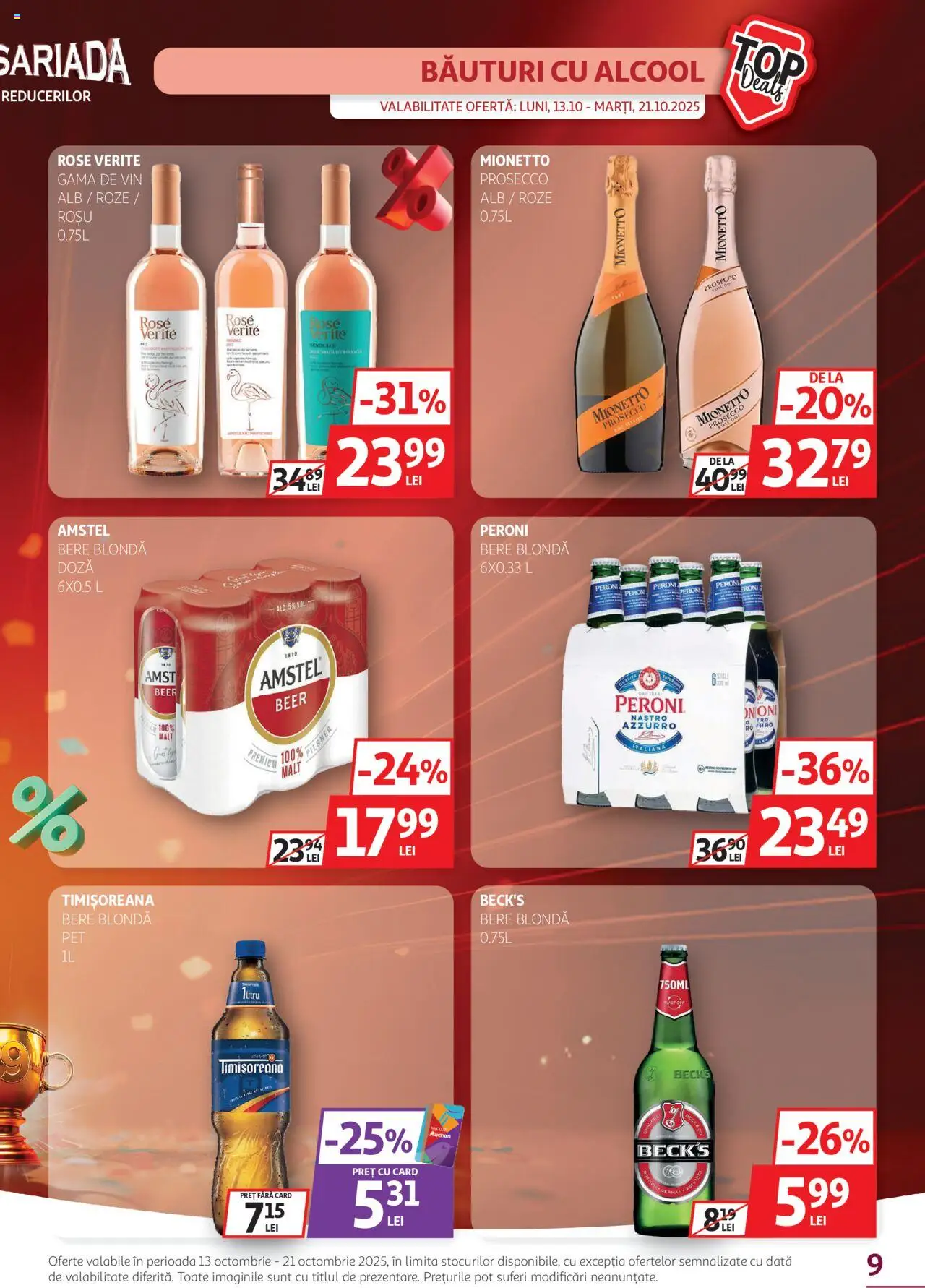 Catalog Auchan 13 - 20 Octombrie 2025 | Pagina 9 | Produse: Prosecco, Vin, Bere