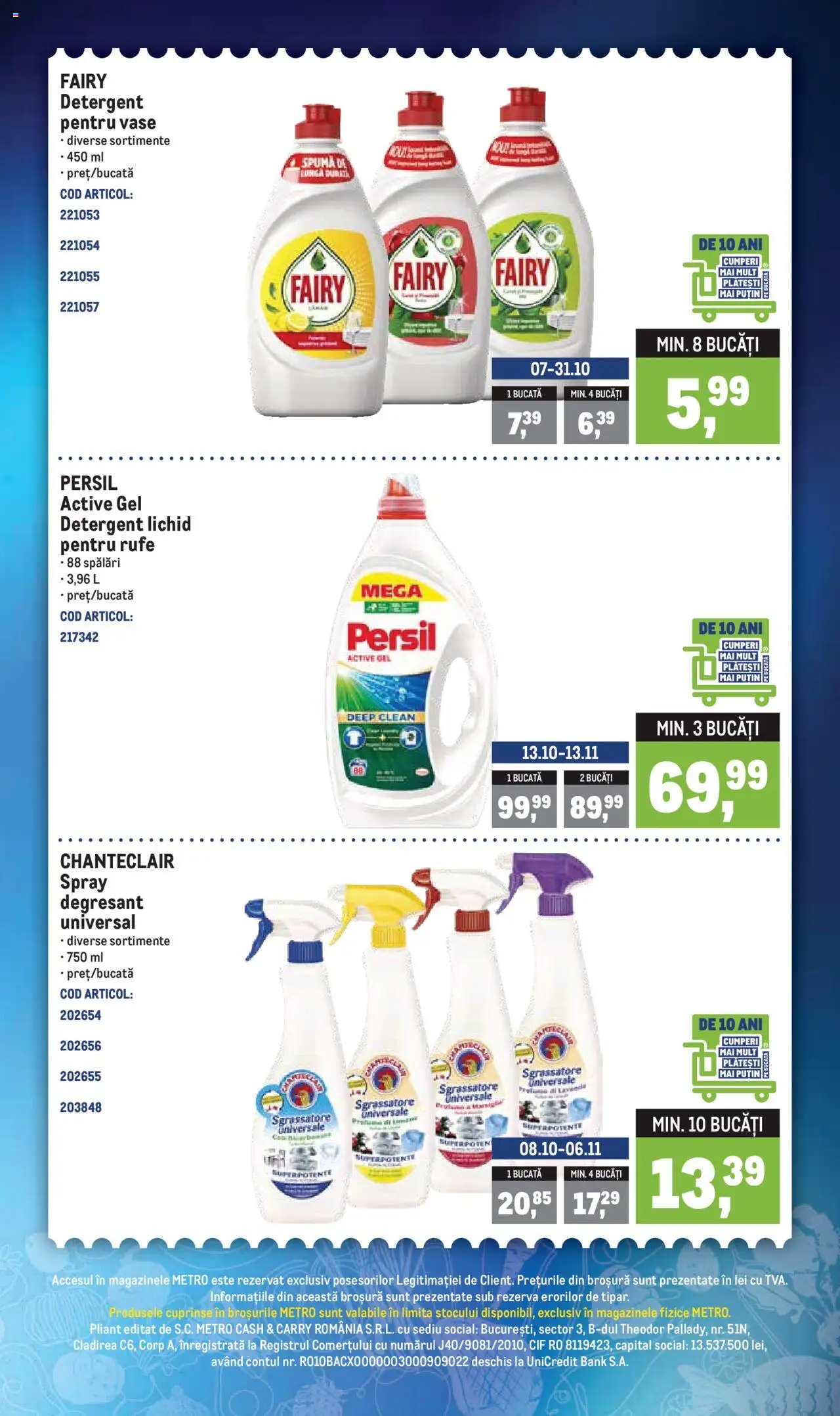 Catalog METRO 13 - 18 Octombrie 2025 | Pagina 3 | Produse: Pomelo, Detergent