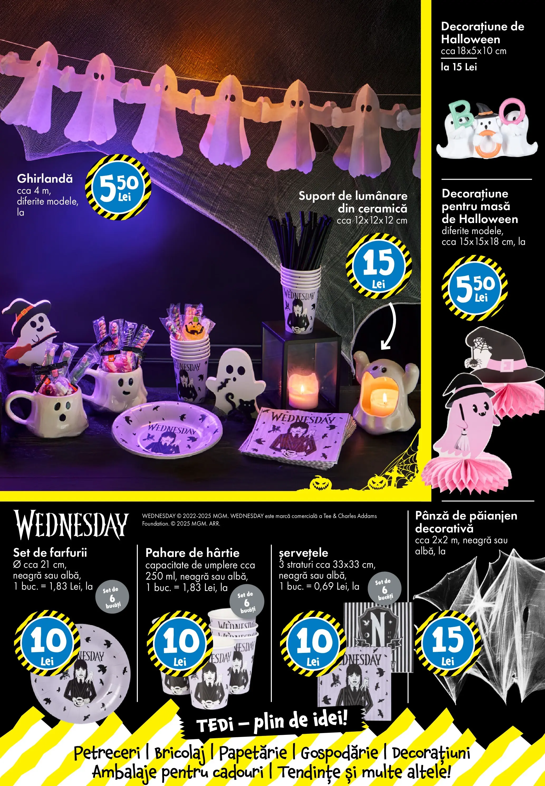 Catalog TEDi 10 - 18 Octombrie 2025 | Pagina 13 | Produse: Pahare, Masă, Lumânare