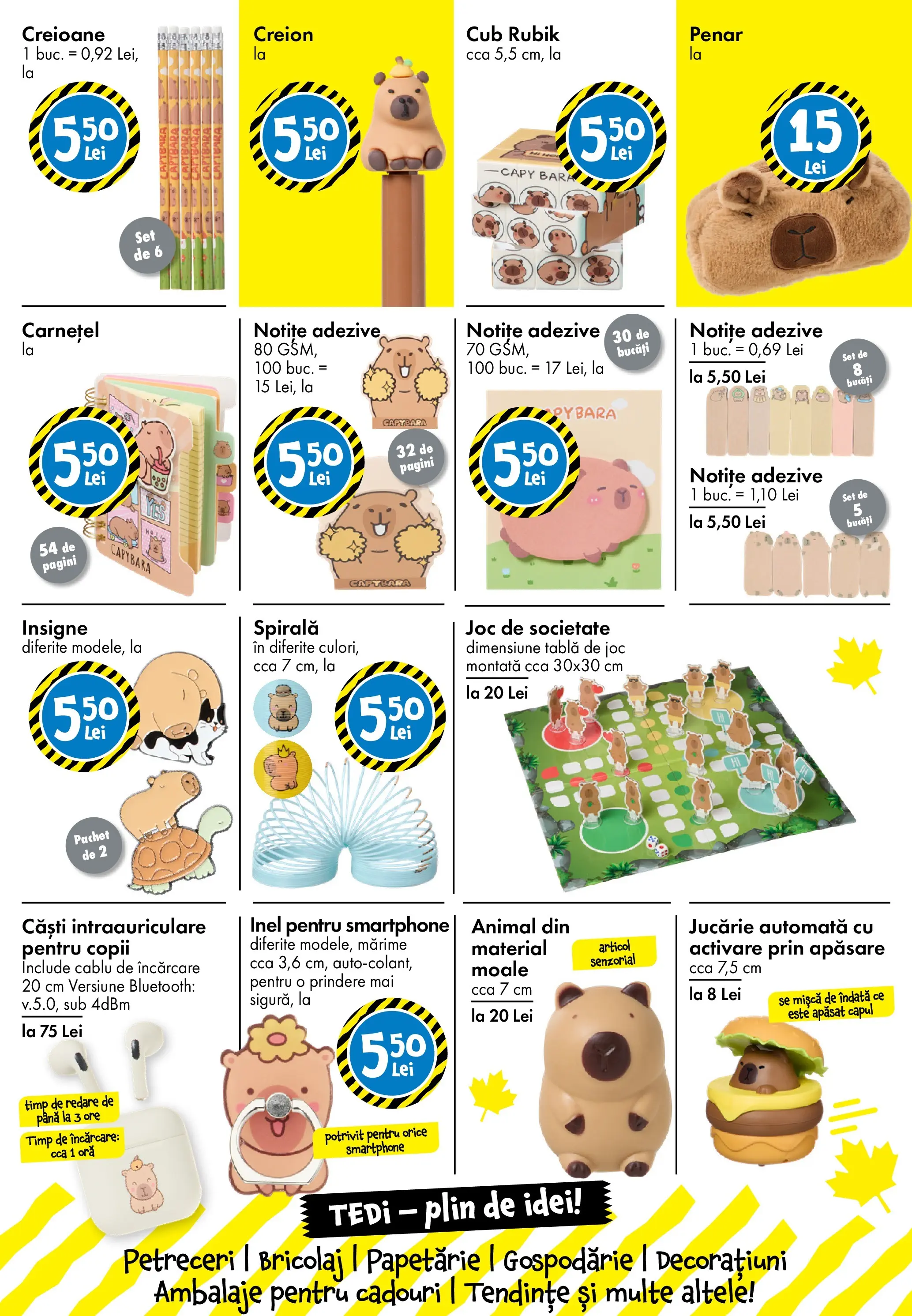 Catalog TEDi 10 - 18 Octombrie 2025 | Pagina 5 | Produse: Smartphone, Căști, Inel, Tablă