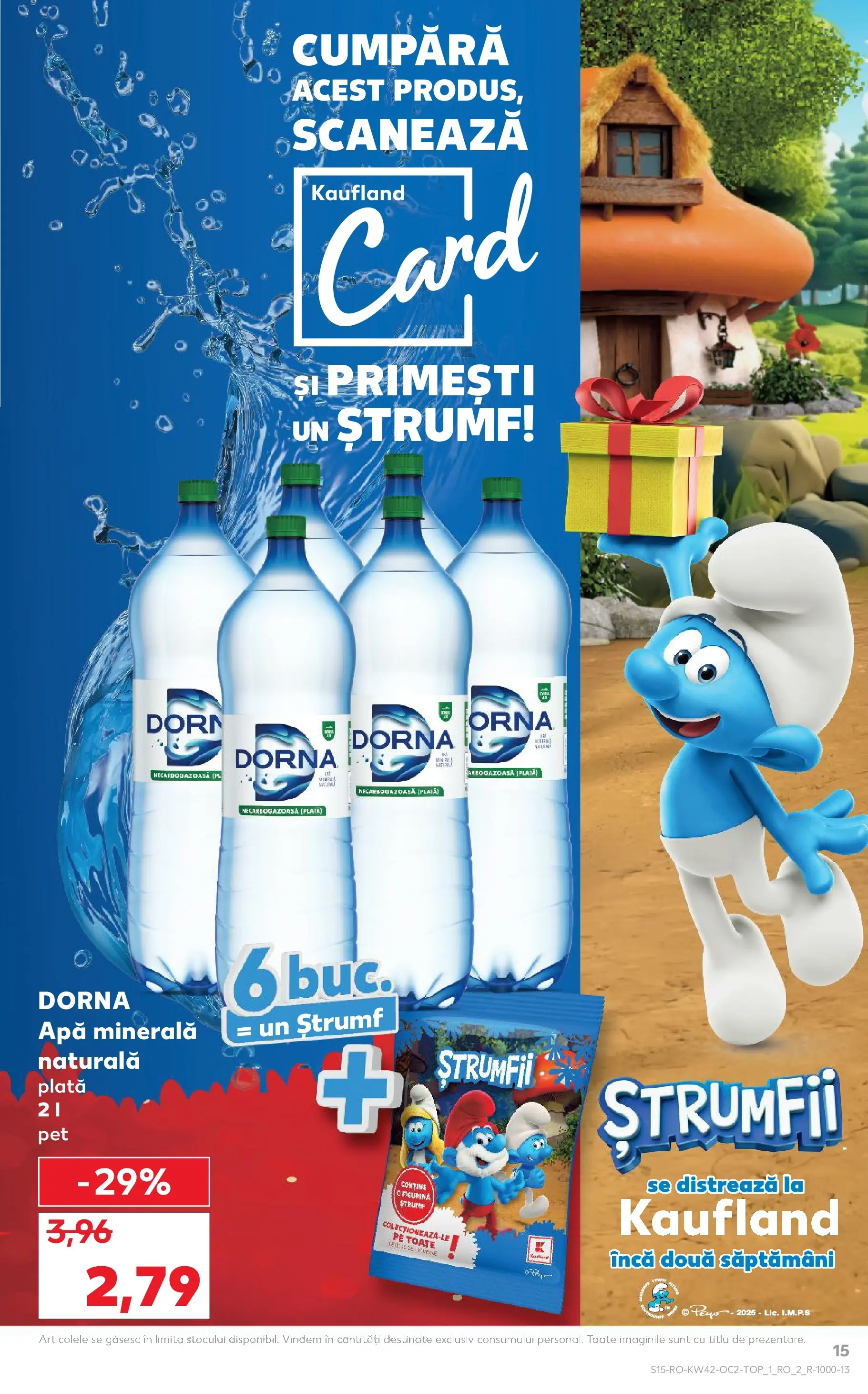Catalog Kaufland 15 - 20 Octombrie 2025 | Pagina 15 | Produse: Yazı tahtası kalemi, Apă