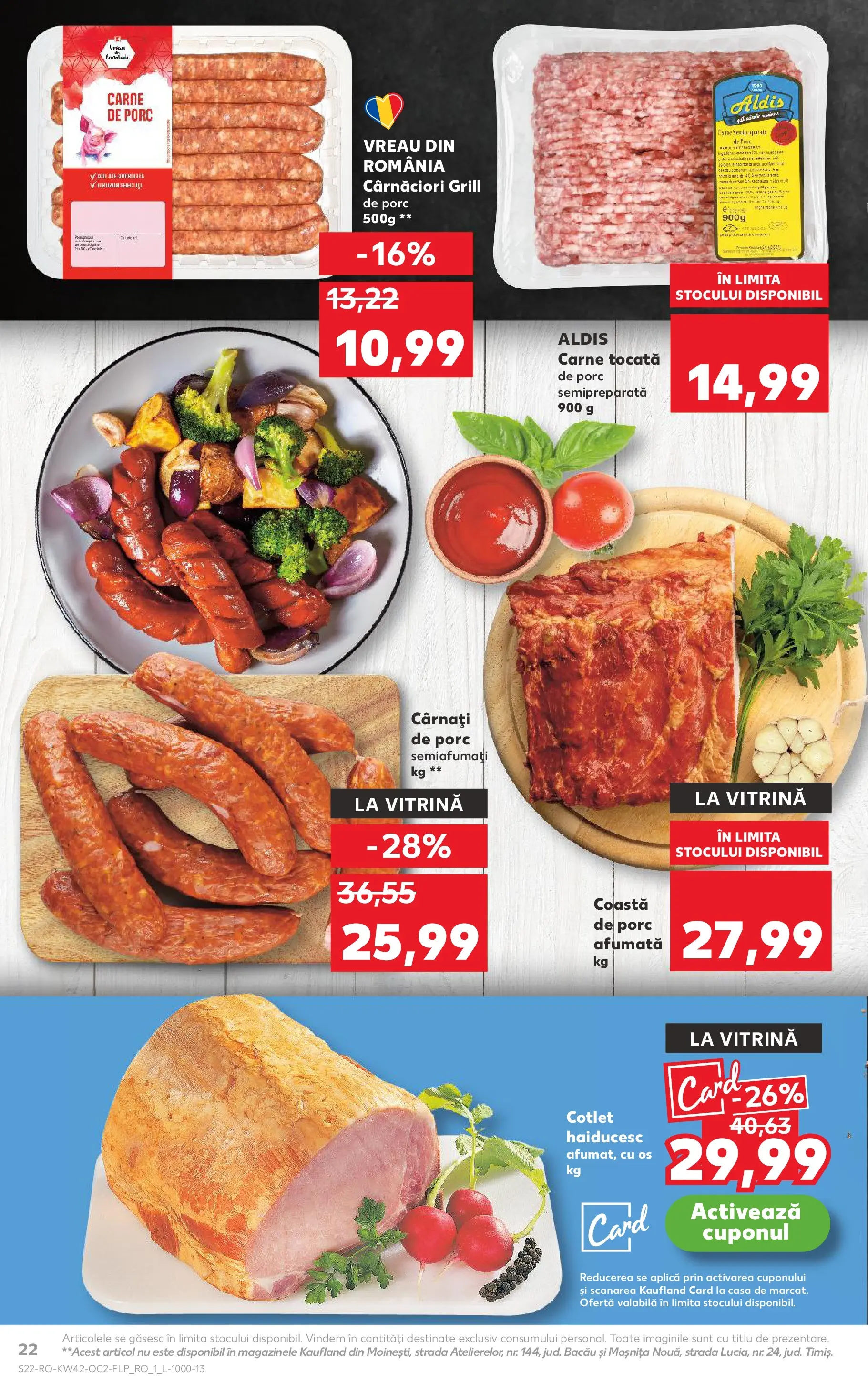 Catalog Kaufland 15 - 20 Octombrie 2025 | Pagina 22 | Produse: Grill, Lait de coco, Carne De Porc, Cârnați