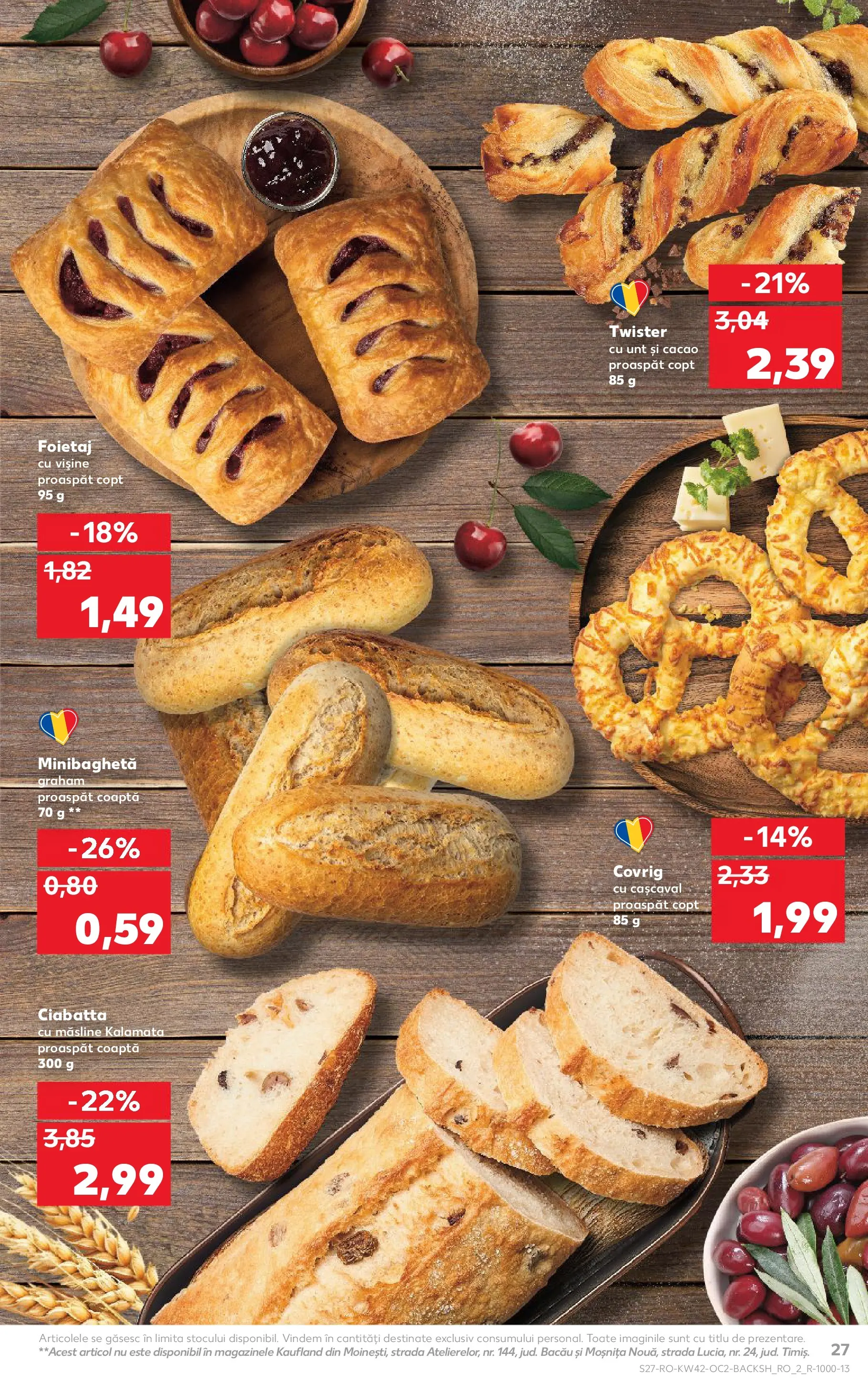 Catalog Kaufland 15 - 20 Octombrie 2025 | Pagina 27 | Produse: Foietaj, Măsline, Unt, Cacao