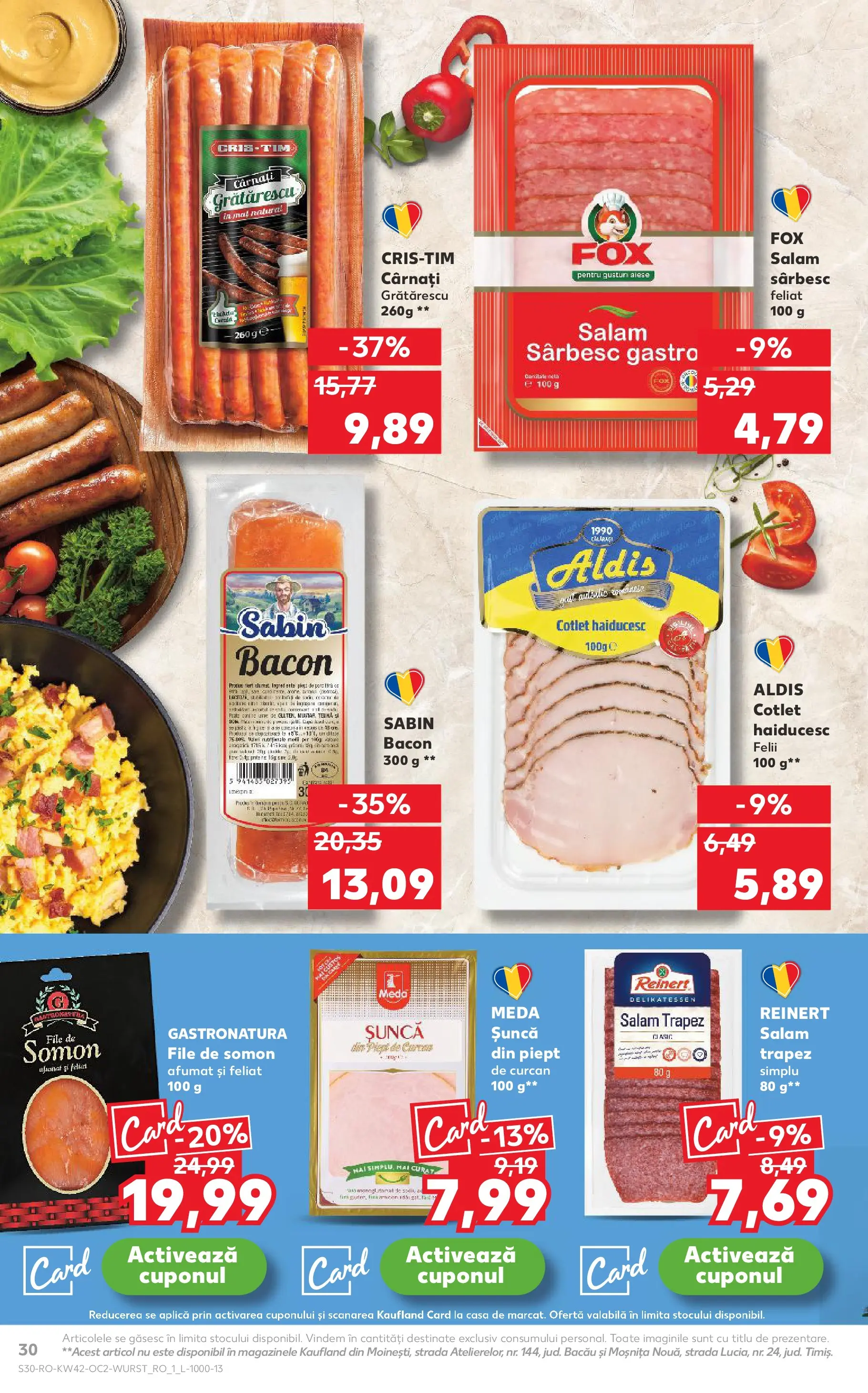 Catalog Kaufland 15 - 20 Octombrie 2025 | Pagina 30 | Produse: Lait de coco, Bacon, Șuncă, Cârnați