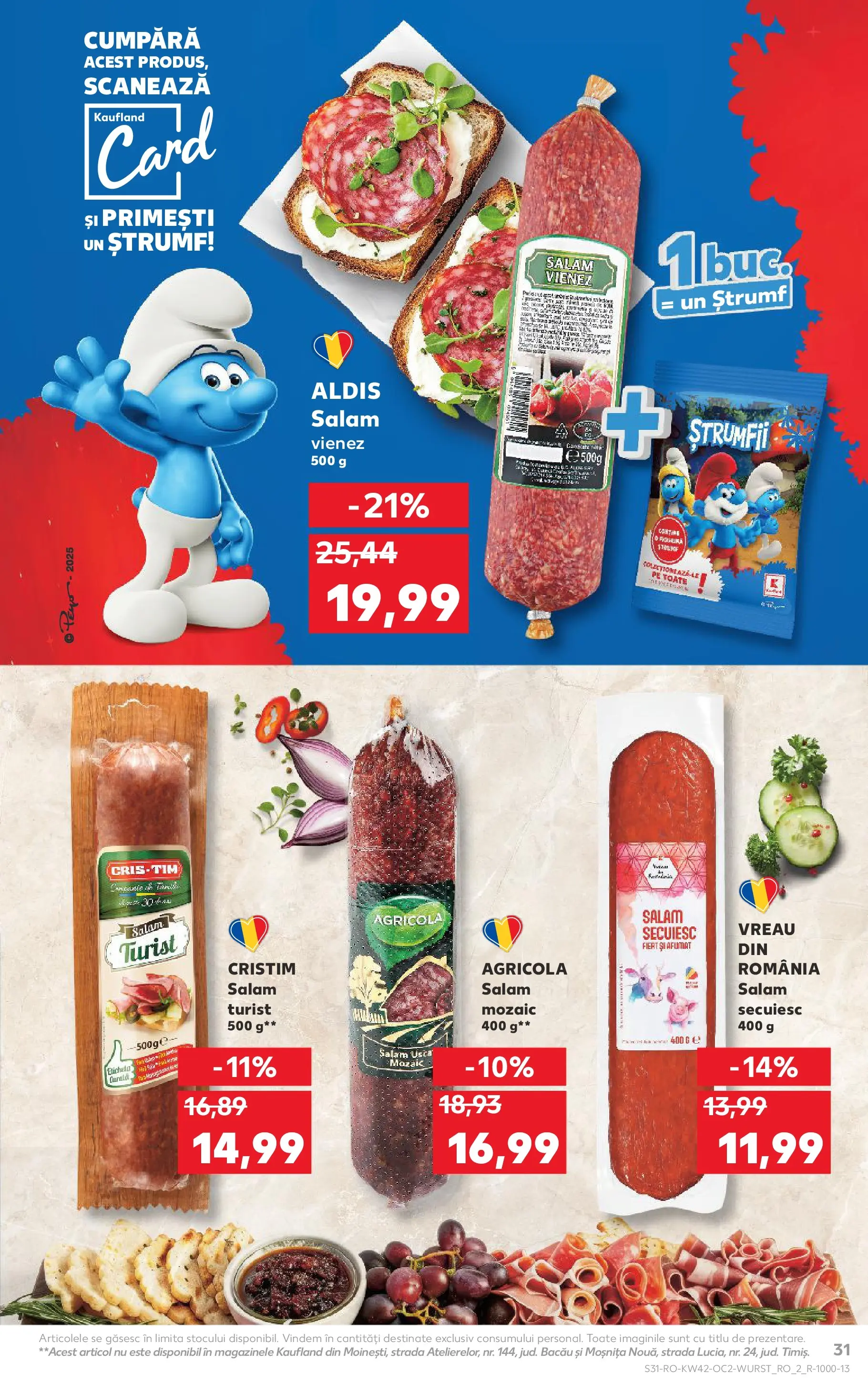 Catalog Kaufland 15 - 20 Octombrie 2025 | Pagina 31 | Produse: Salam
