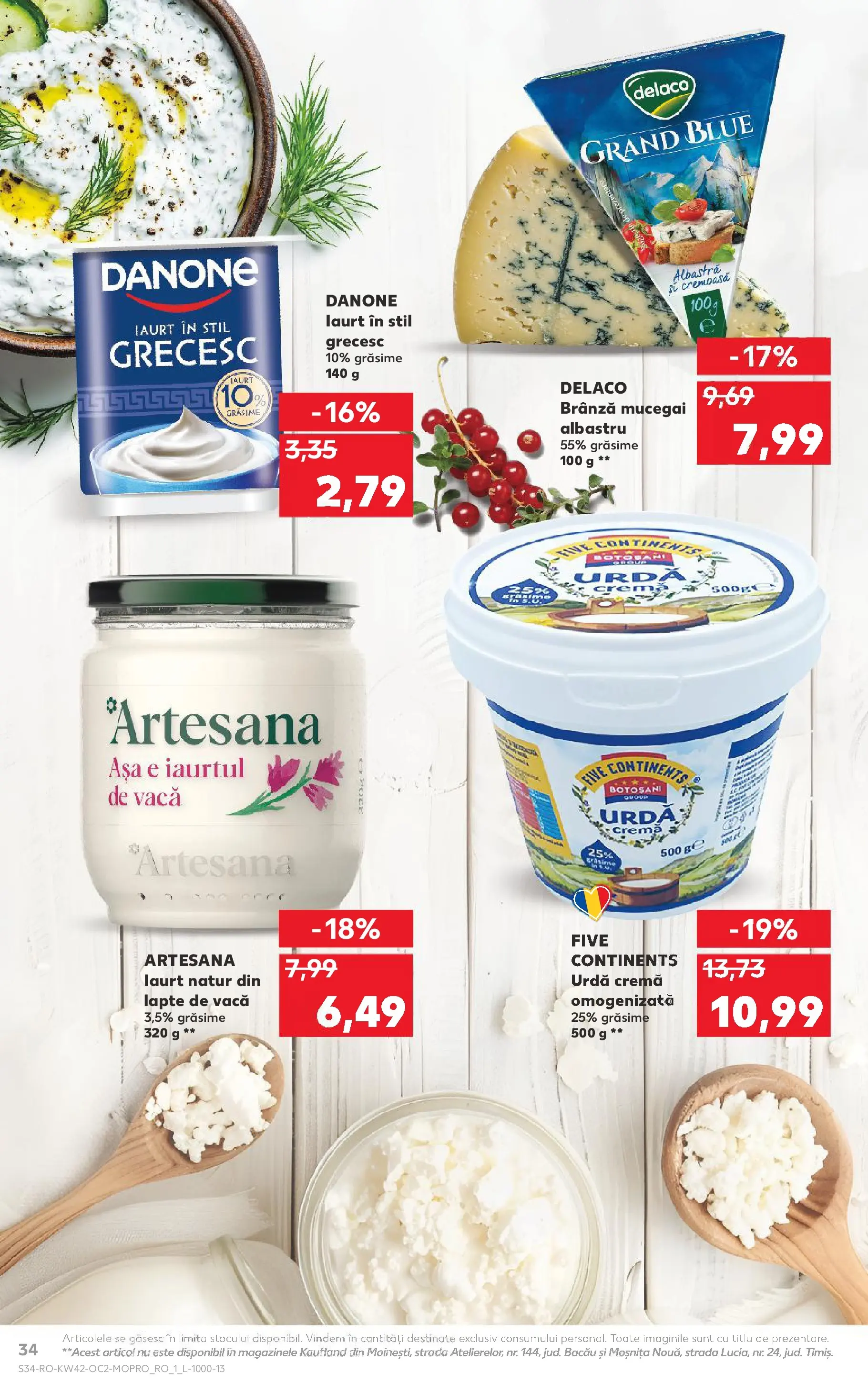 Catalog Kaufland 15 - 20 Octombrie 2025 | Pagina 34 | Produse: Light Kedi Konservesi, Lapte, Iaurt, Cremă