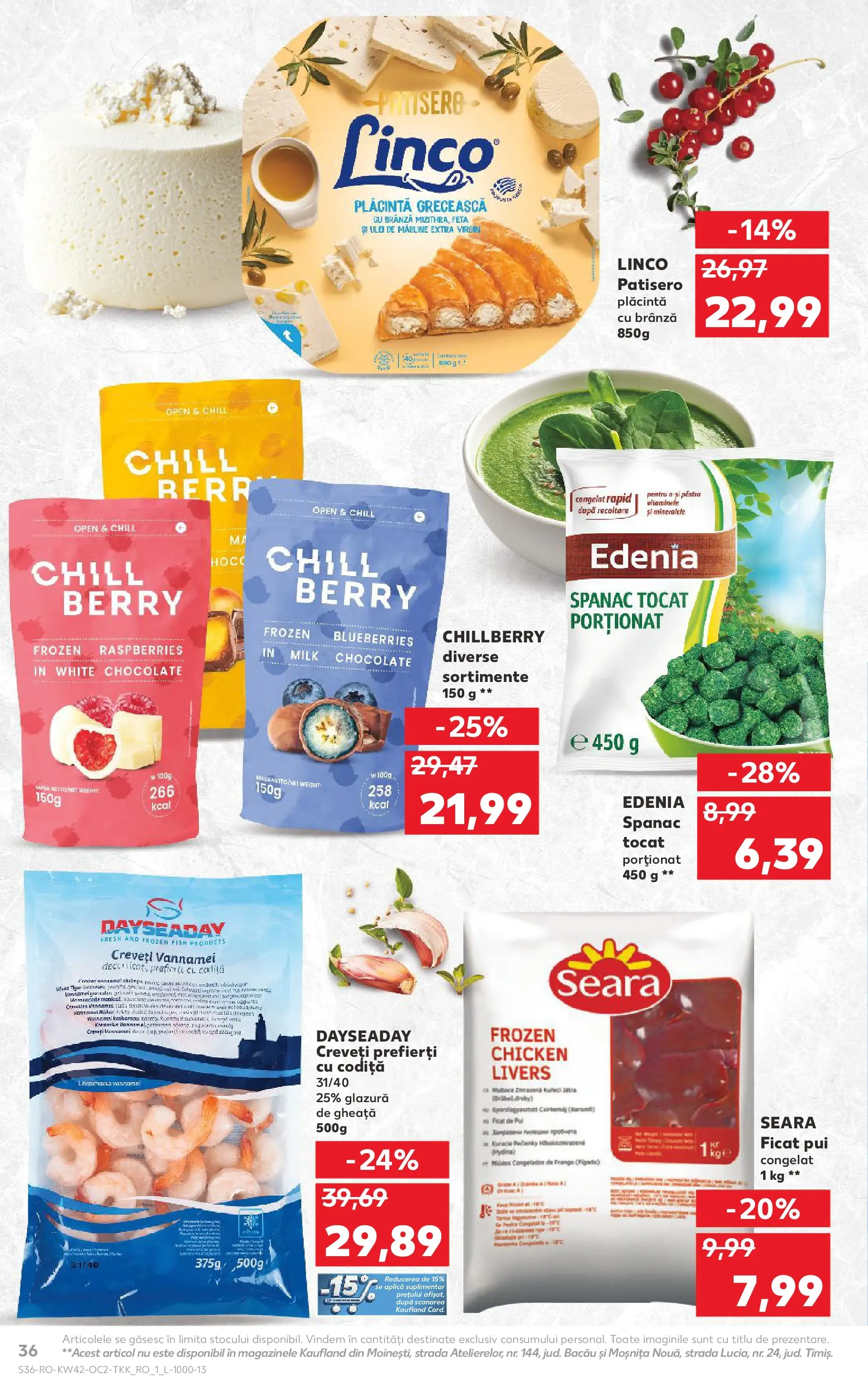 Catalog Kaufland 15 - 20 Octombrie 2025 | Pagina 36 | Produse: Hacıyatmaz Kedi Oyuncağı, Plăcintă, Brânză, Ulei