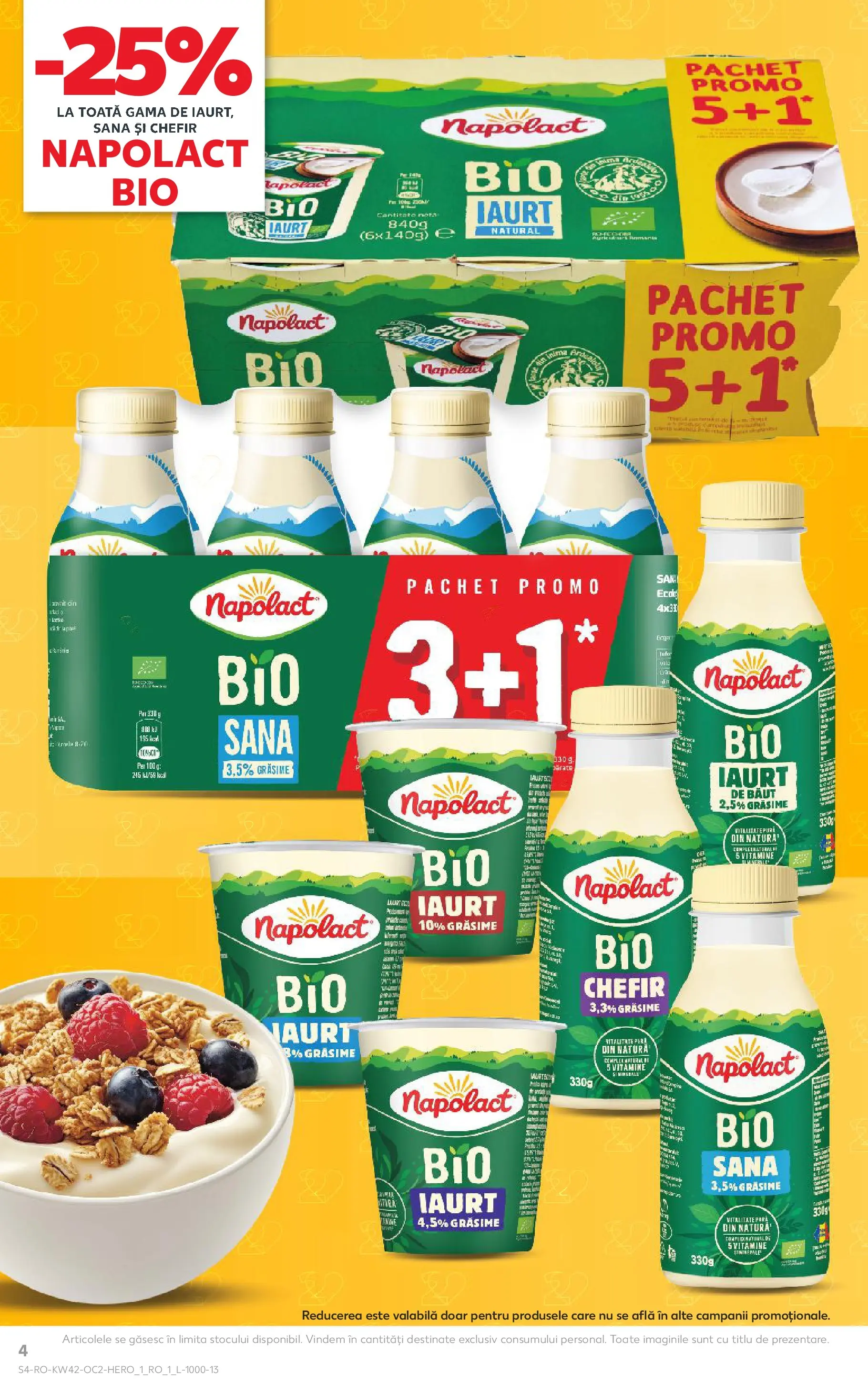 Catalog Kaufland 15 - 20 Octombrie 2025 | Pagina 4 | Produse: Şerit ödül, Cutie, Iaurt, Kefir