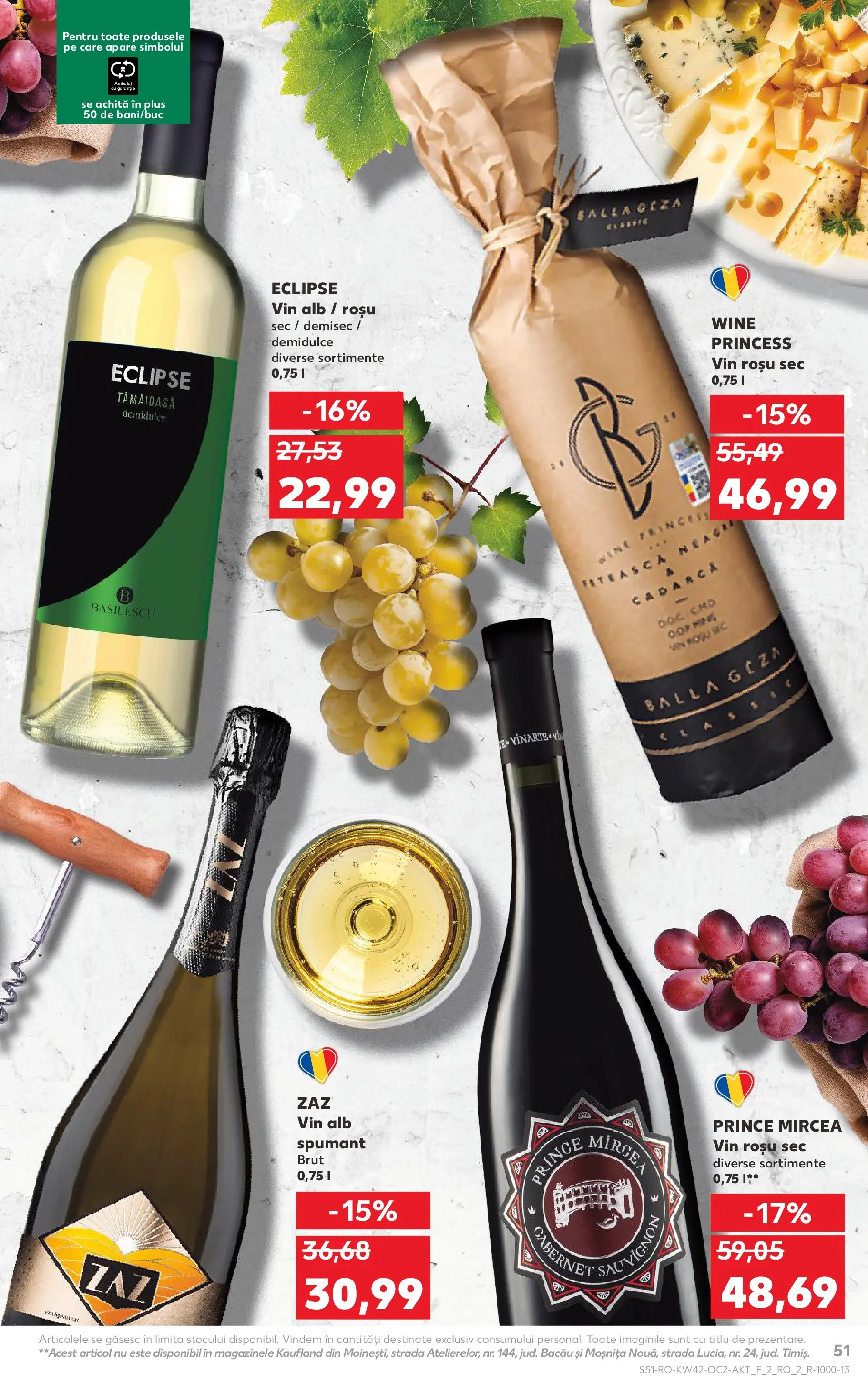 Catalog Kaufland 15 - 20 Octombrie 2025 | Pagina 51 | Produse: Vin