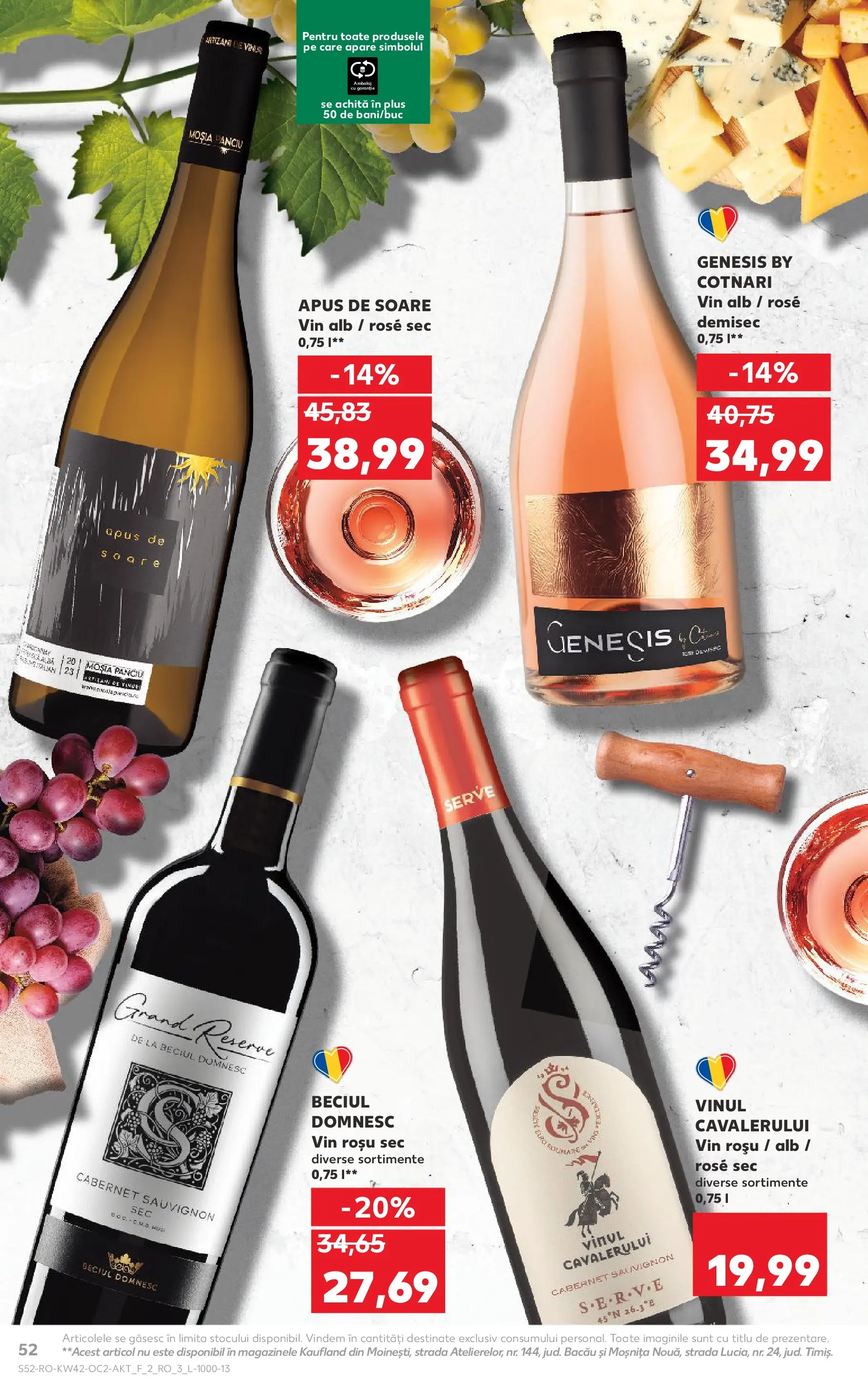 Catalog Kaufland 15 - 20 Octombrie 2025 | Pagina 52 | Produse: Vin