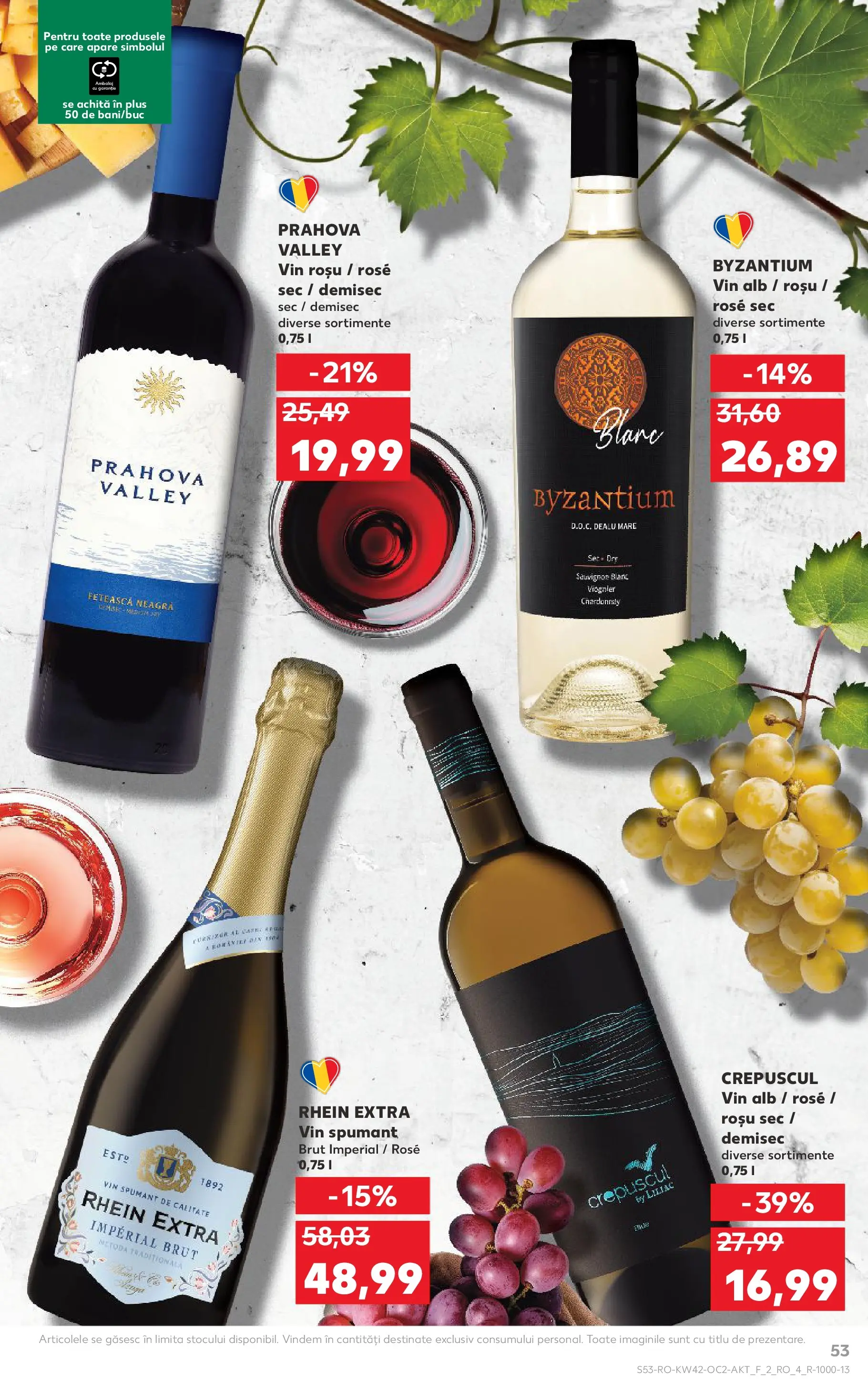 Catalog Kaufland 15 - 20 Octombrie 2025 | Pagina 53 | Produse: Vin