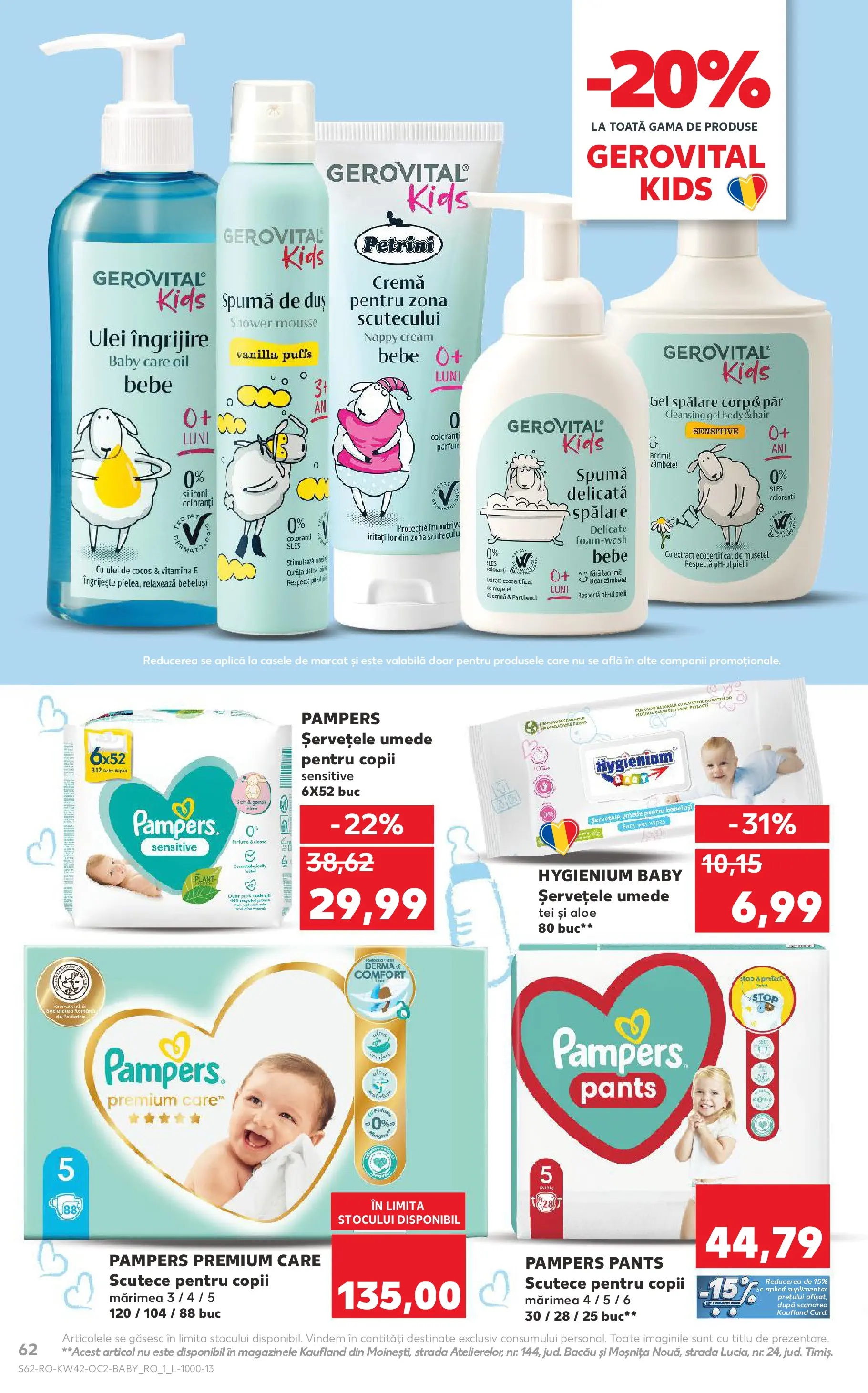 Catalog Kaufland 15 - 20 Octombrie 2025 | Pagina 62 | Produse: Pirinç gevreği, Parfum, Ulei, Scutece