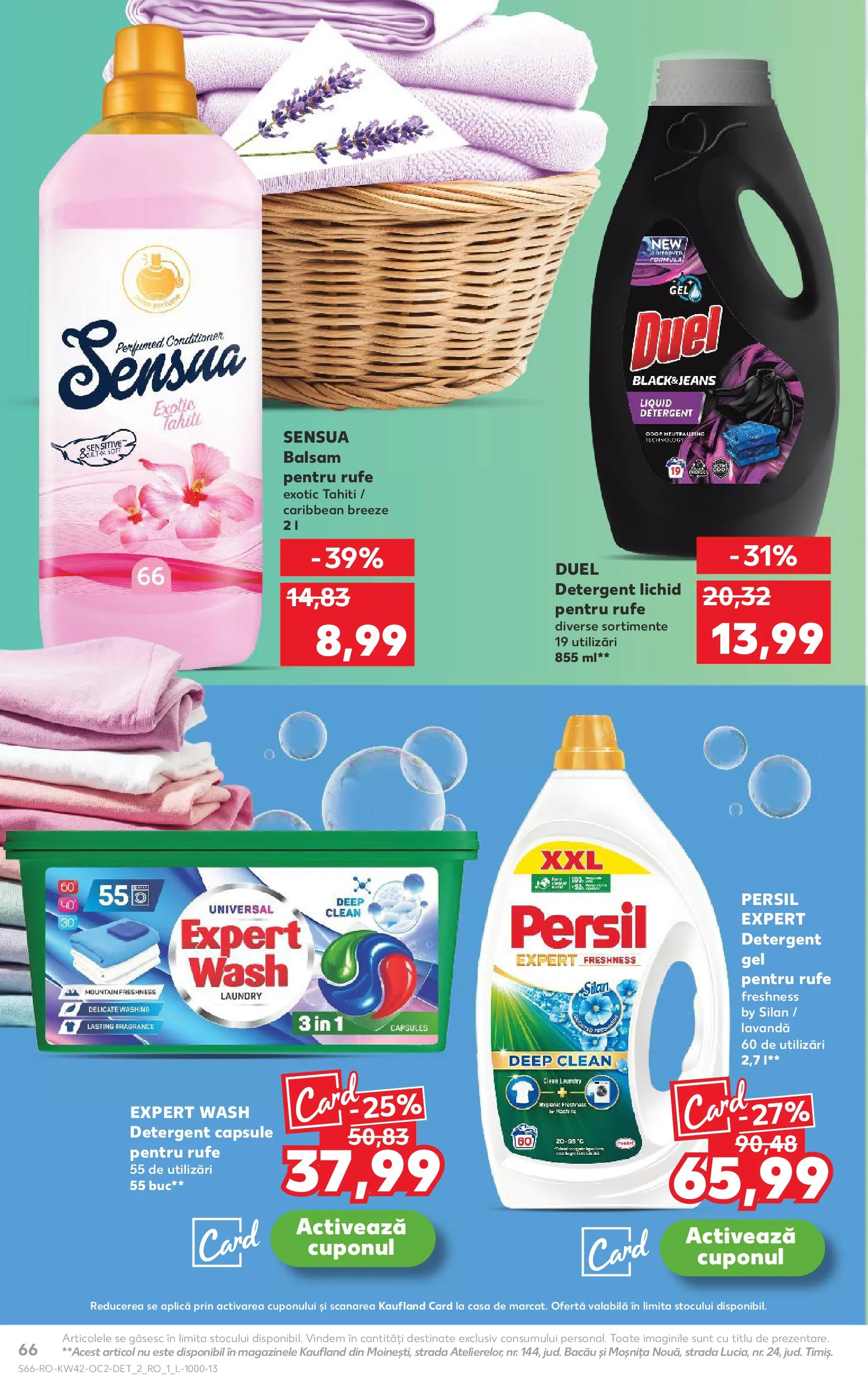Catalog Kaufland 15 - 20 Octombrie 2025 | Pagina 66 | Produse: Pomelo, Balsam, Yorgan, Detergent