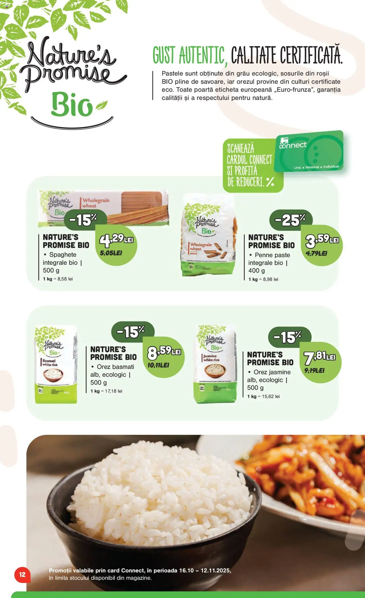 Catalog Mega Image 16 Octombrie - 11 Noiembrie 2025 | Pagina 12 | Produse: Şerit ödül, Roșii, Orez, Paste