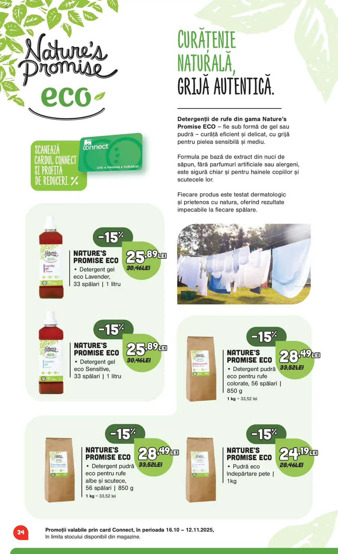 Catalog Mega Image 16 Octombrie - 11 Noiembrie 2025 | Pagina 34 | Produse: Babak, Pudră, Detergent, Nuci