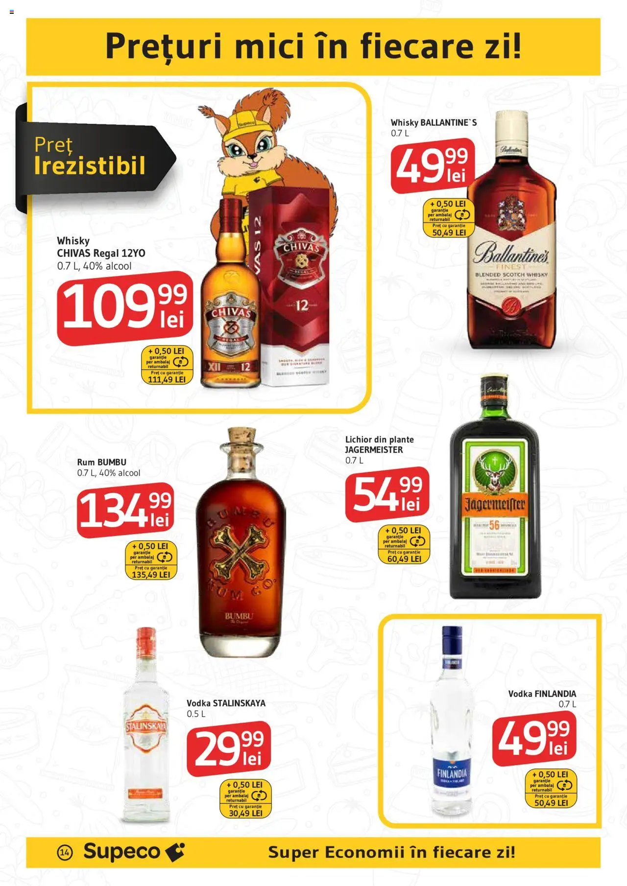 Catalog Supeco 16 - 28 Octombrie 2025 | Pagina 14 | Produse: Mici, Lichior, Vodka