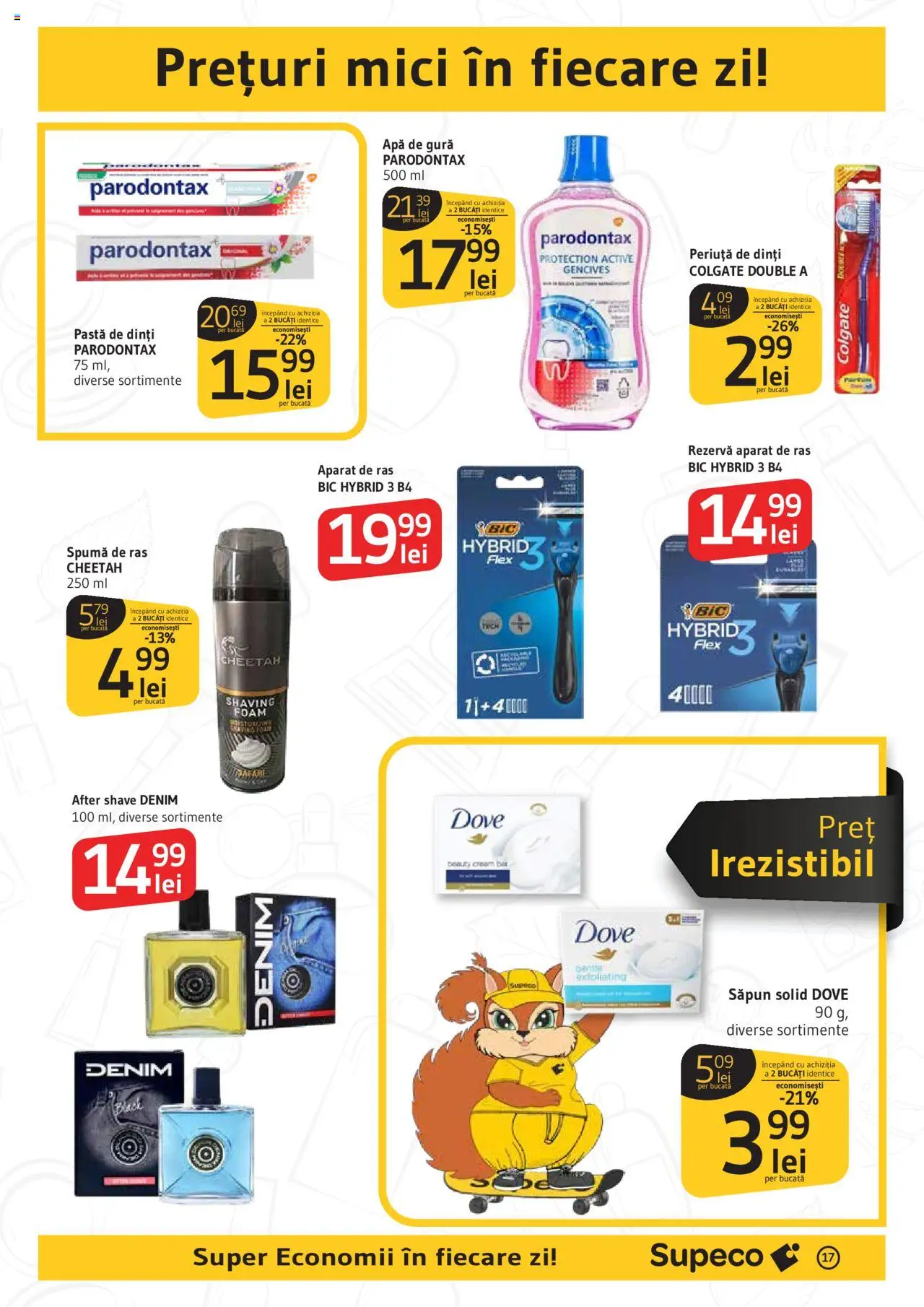 Catalog Supeco 16 - 28 Octombrie 2025 | Pagina 17 | Produse: After shave, Săpun solid, Aparat De Ras, Spumă de ras