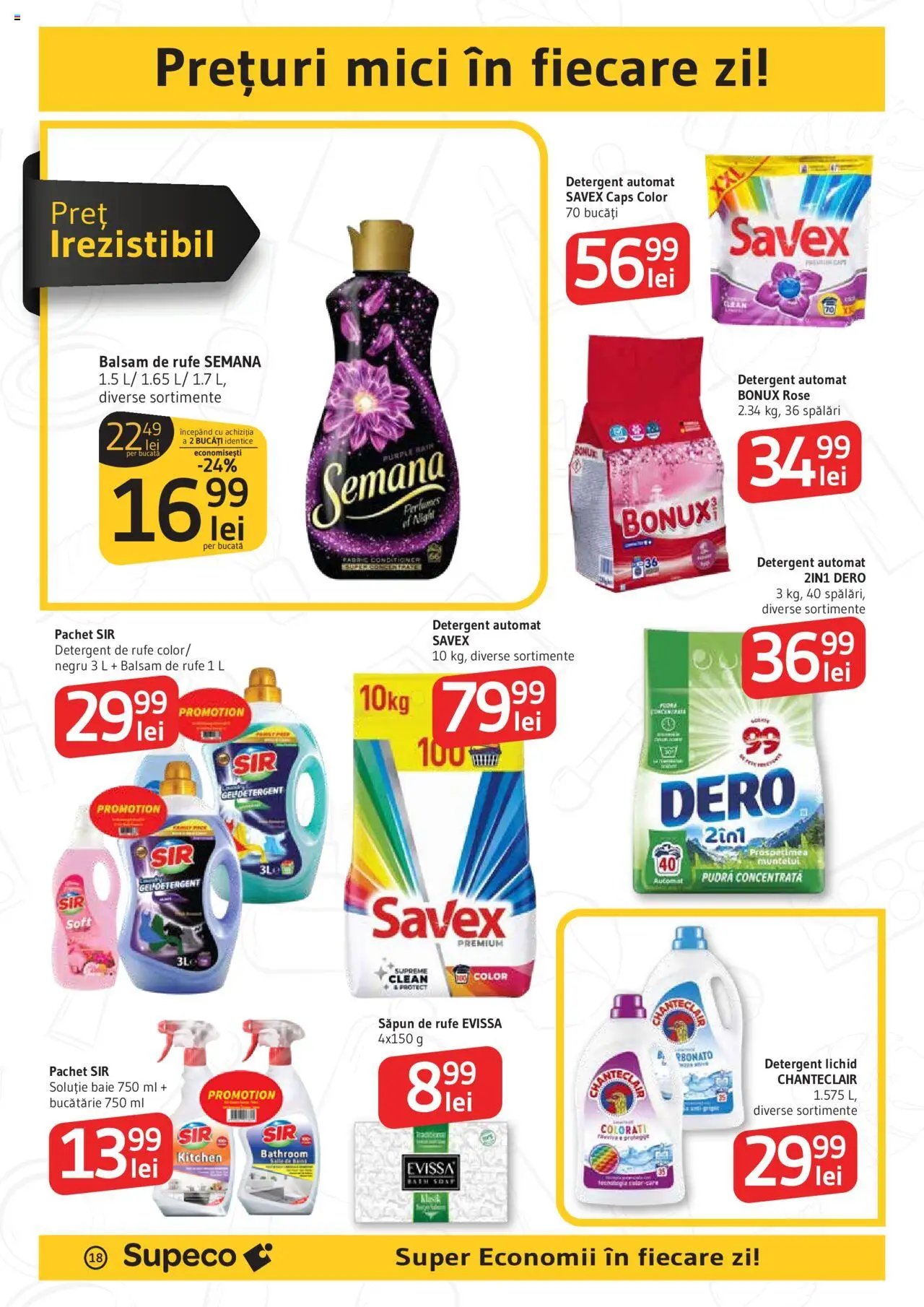 Catalog Supeco 16 - 28 Octombrie 2025 | Pagina 18 | Produse: Kedi Ödül Oyuncakları, Bucătărie, Detergent, Balsam de rufe