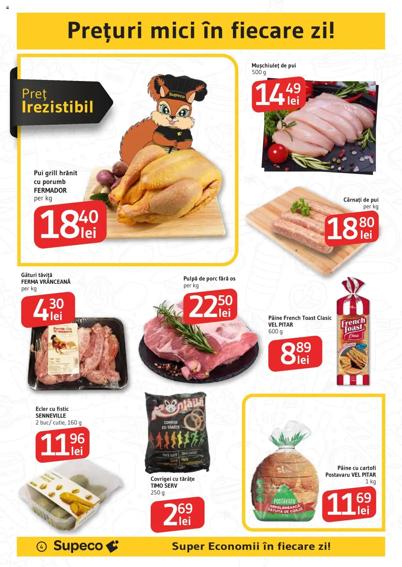 Catalog Supeco 16 - 28 Octombrie 2025 | Pagina 4 | Produse: Grill, Hacıyatmaz Kedi Oyuncağı, Mici, Sare