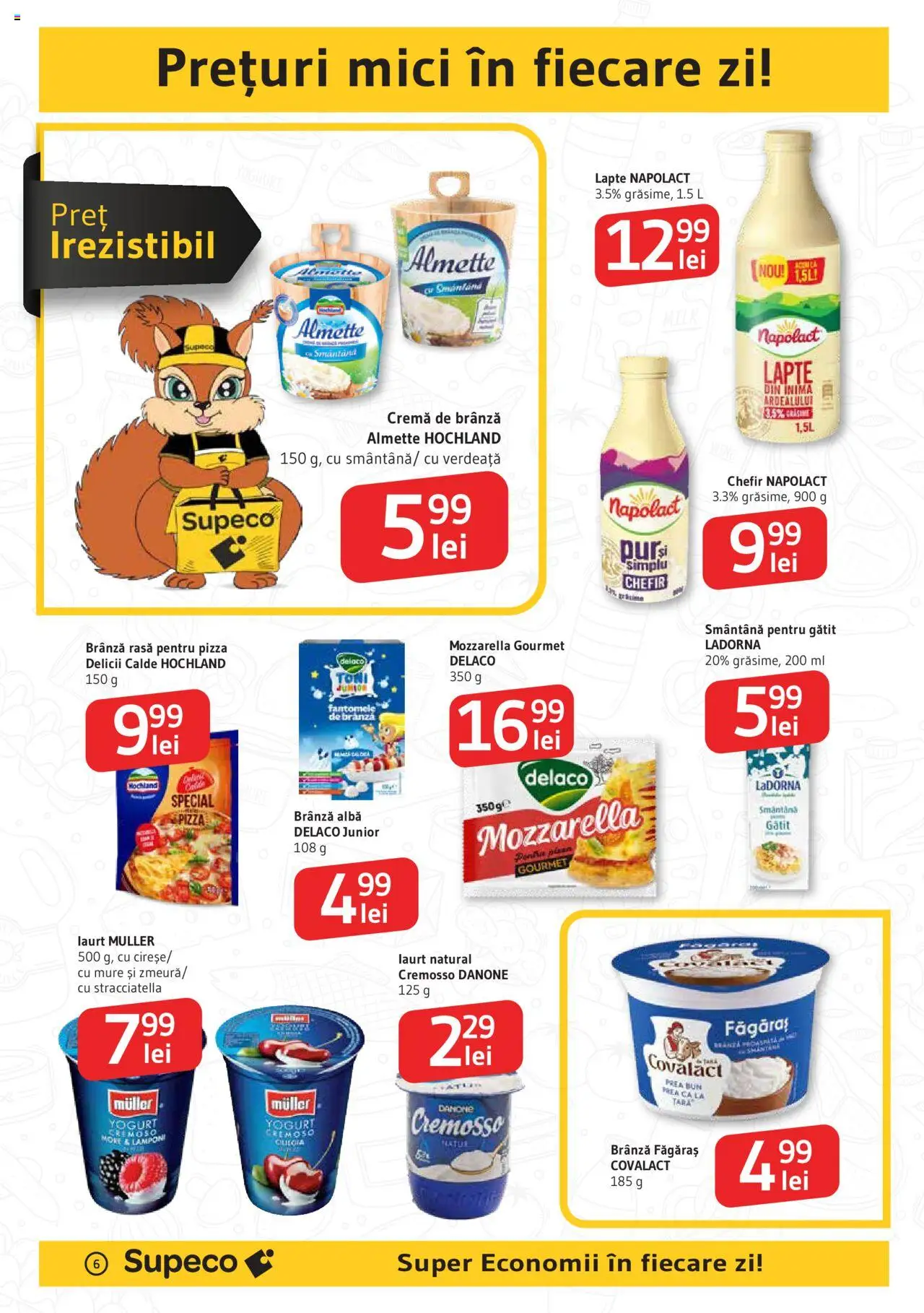 Catalog Supeco 16 - 28 Octombrie 2025 | Pagina 6 | Produse: Light Kedi Konservesi, Lapte, Cremă, Smântână