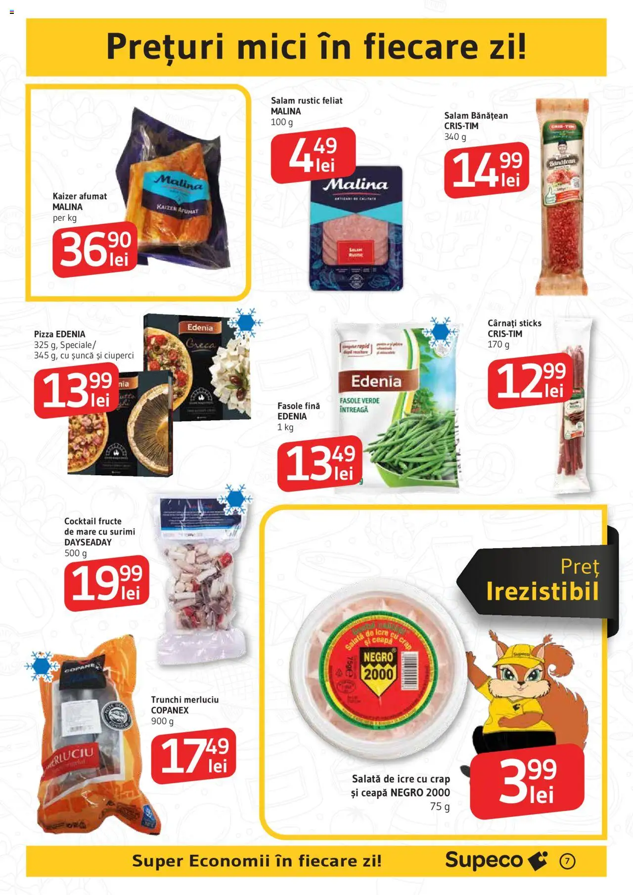 Catalog Supeco 16 - 28 Octombrie 2025 | Pagina 7 | Produse: Mici, Pizza, Cocktail, Salată
