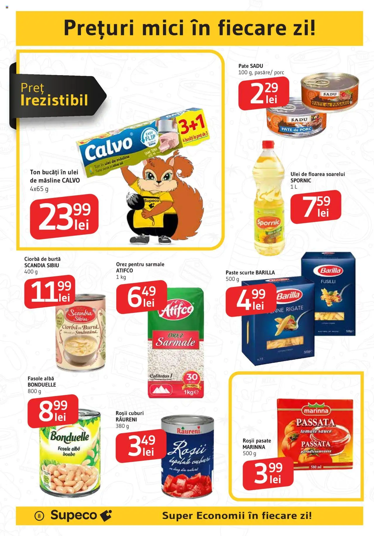 Catalog Supeco 16 - 28 Octombrie 2025 | Pagina 8 | Produse: Pate, Măsline, Roșii, Orez