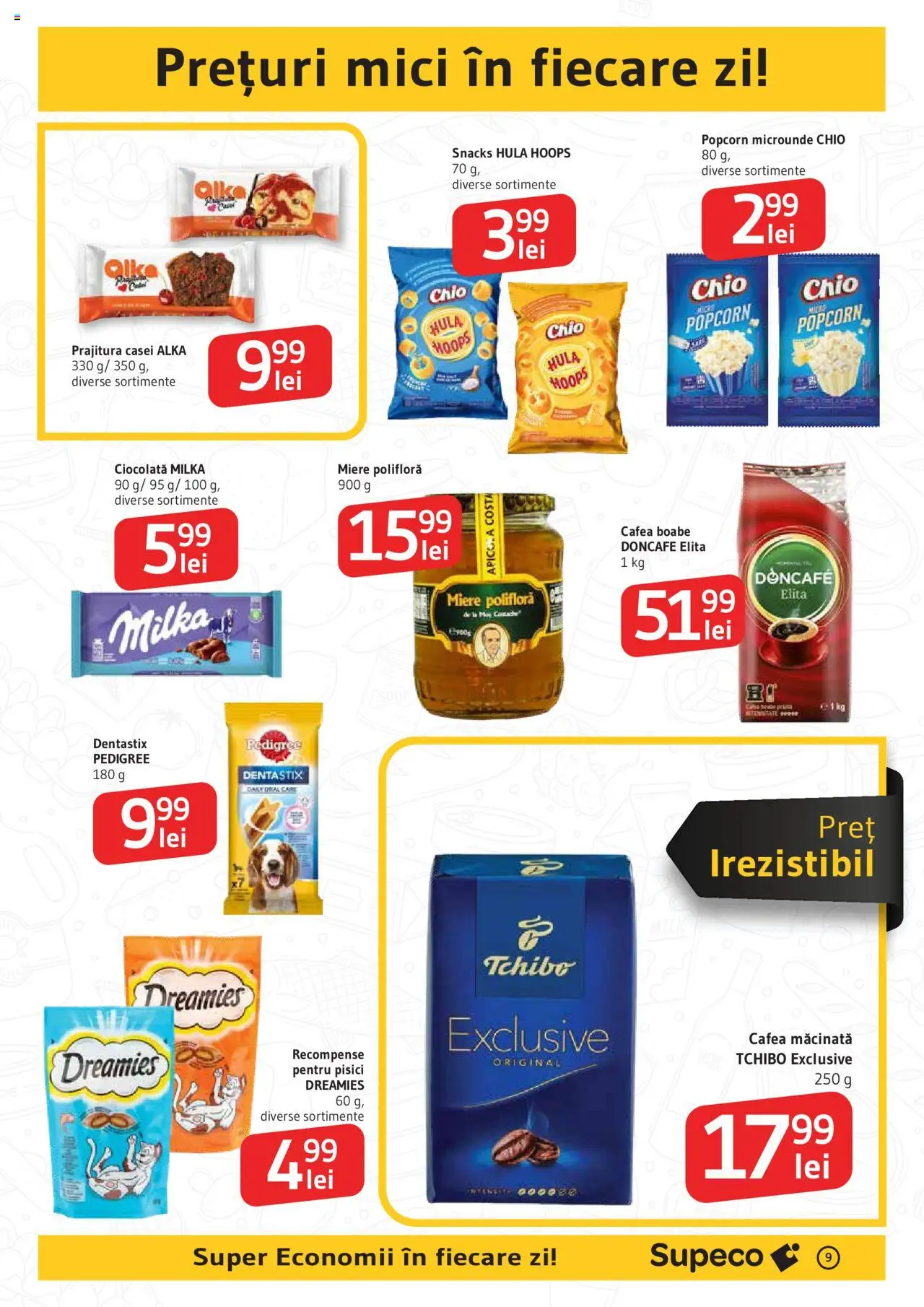 Catalog Supeco 16 - 28 Octombrie 2025 | Pagina 9 | Produse: Miere polifloră, Mici, Prăjitură, Ciocolată