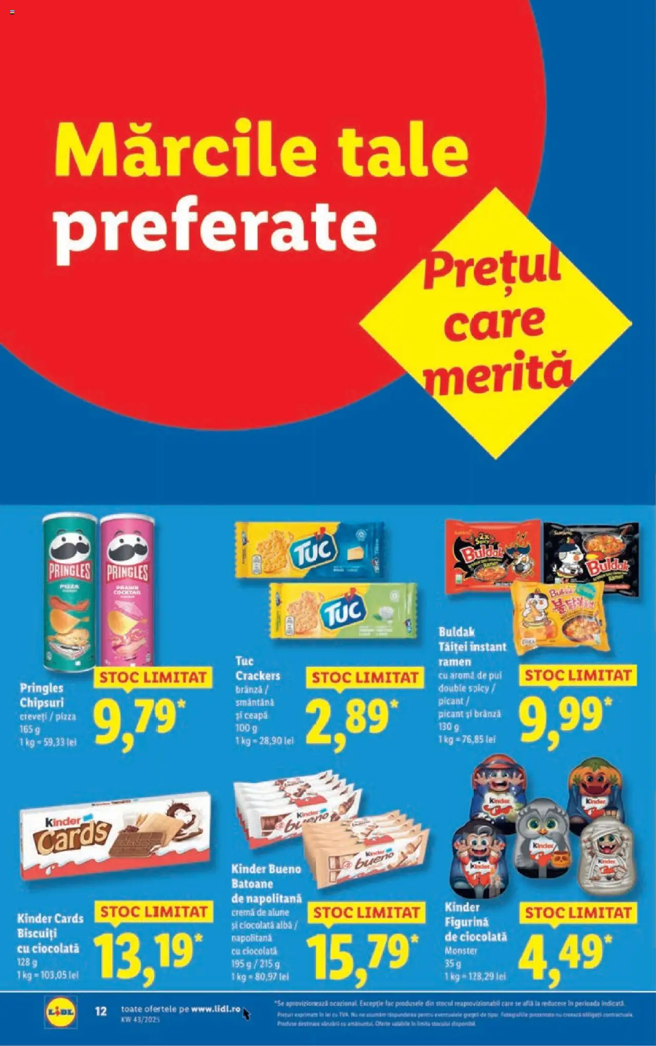 Catalog LIDL 20 - 25 Octombrie 2025 | Pagina 12 | Produse: Alune, Brânză, Cremă, Pizza