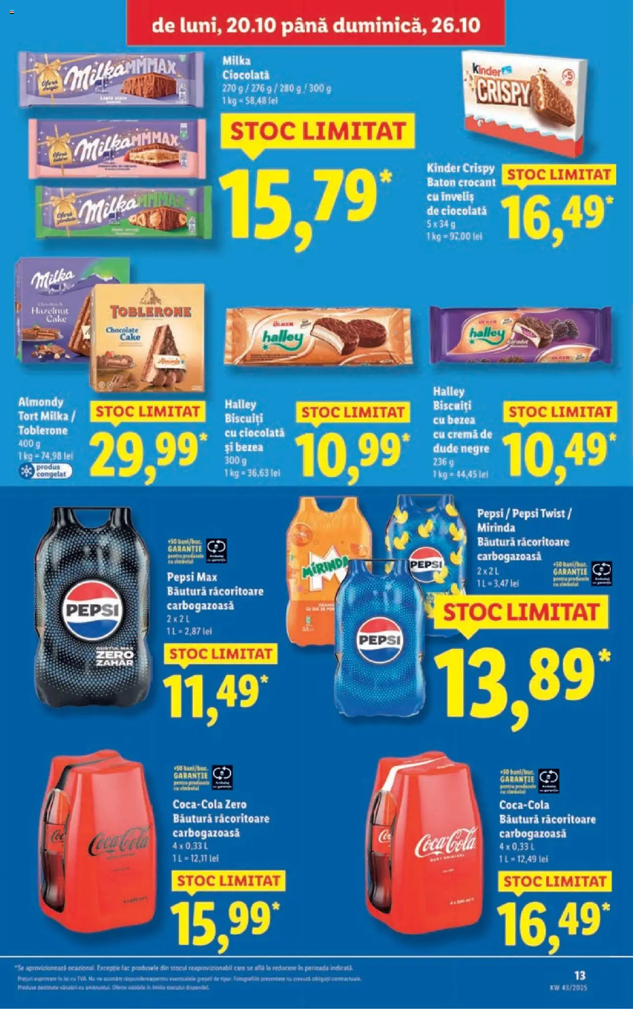 Catalog LIDL 20 - 25 Octombrie 2025 | Pagina 13 | Produse: Amerikan servis, Tort, Cremă, Ciocolată