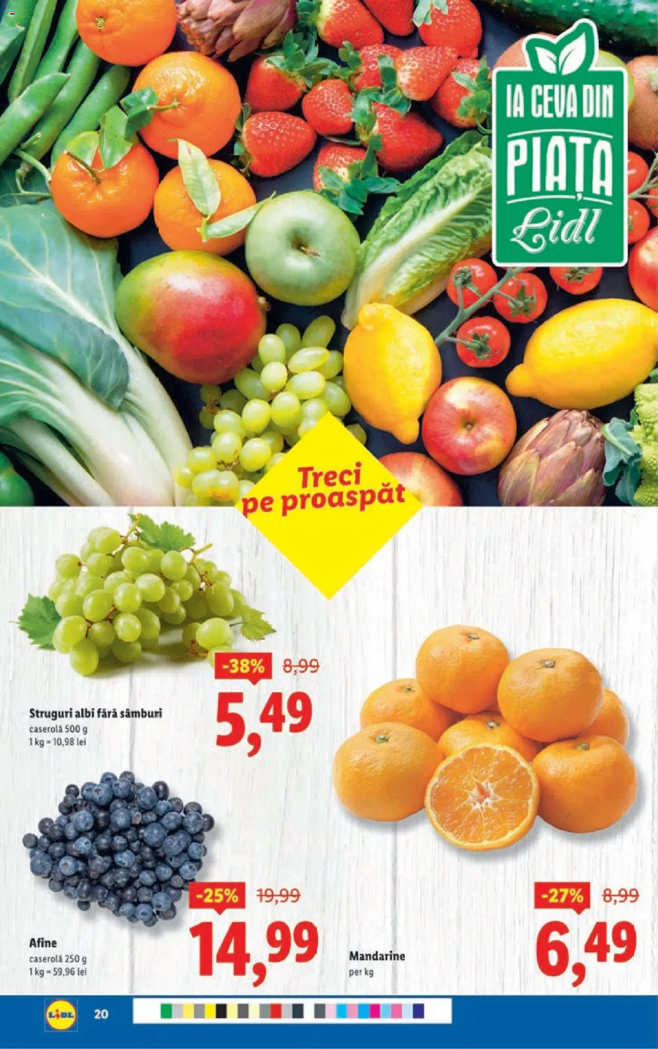 Catalog LIDL 20 - 25 Octombrie 2025 | Pagina 20 | Produse: Struguri, Afine, Mandarine