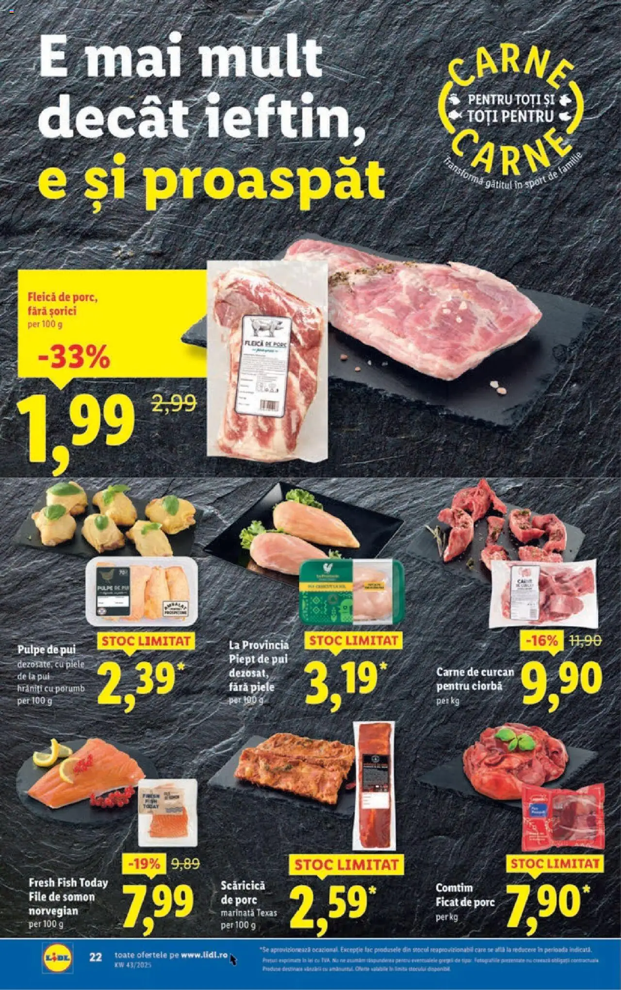 Catalog LIDL 20 - 25 Octombrie 2025 | Pagina 22 | Produse: Hacıyatmaz Kedi Oyuncağı, Porumb, Fleică