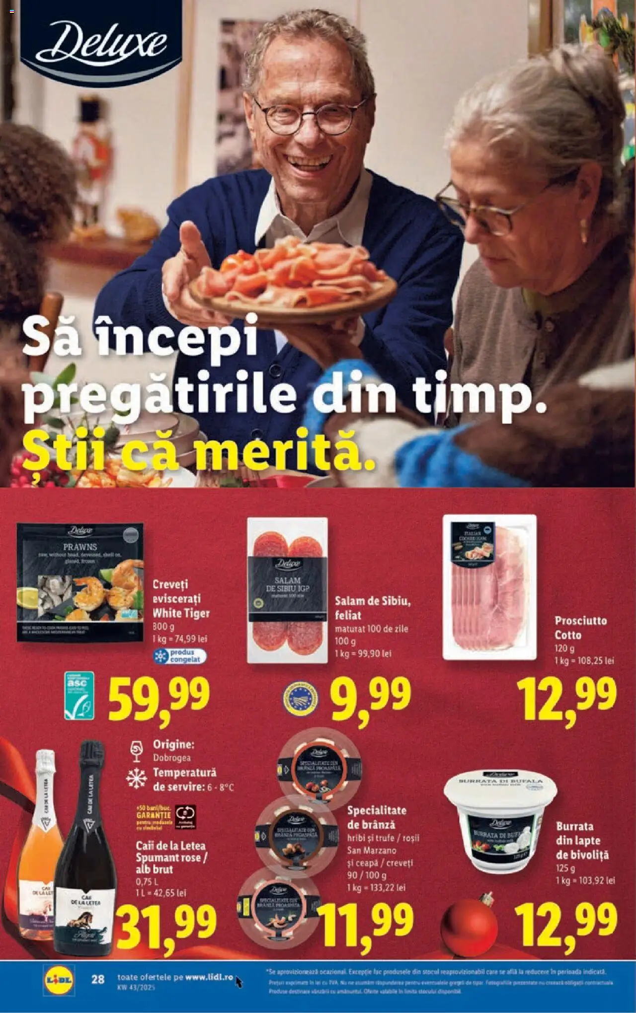 Catalog LIDL 20 - 25 Octombrie 2025 | Pagina 28 | Produse: Brânză, Salam, Roșii, Ceapă