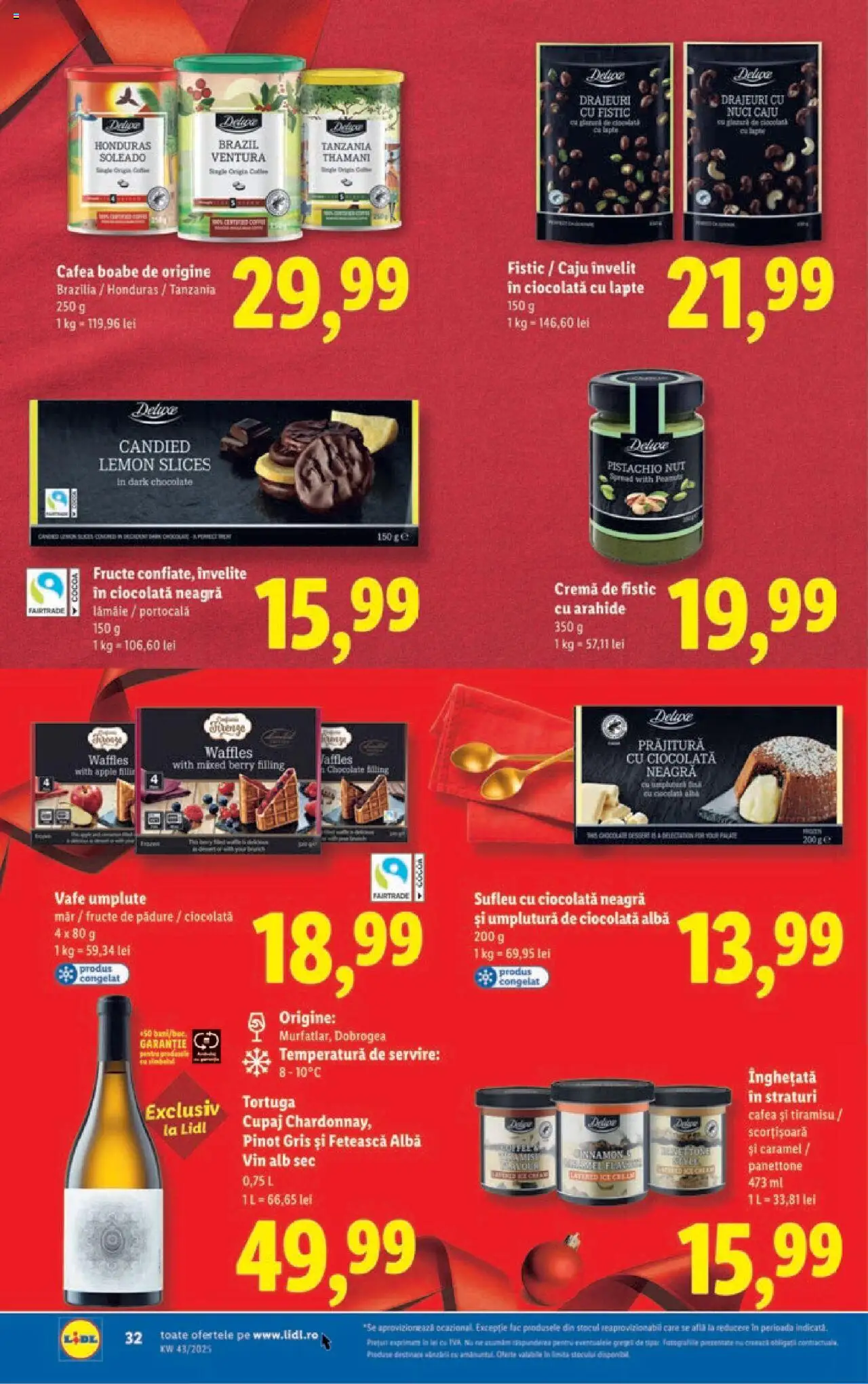 Catalog LIDL 20 - 25 Octombrie 2025 | Pagina 32 | Produse: Prăjitură, Ciocolată, Vin, Lămâie
