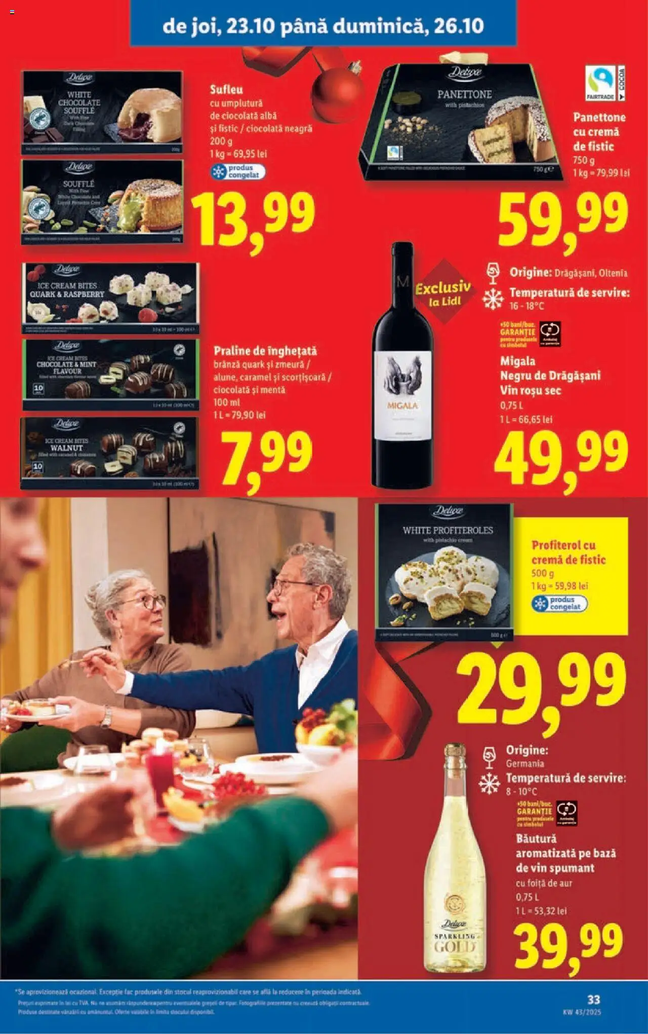 Catalog LIDL 20 - 25 Octombrie 2025 | Pagina 33 | Produse: Brânză, Cremă, Ciocolată, Înghețată