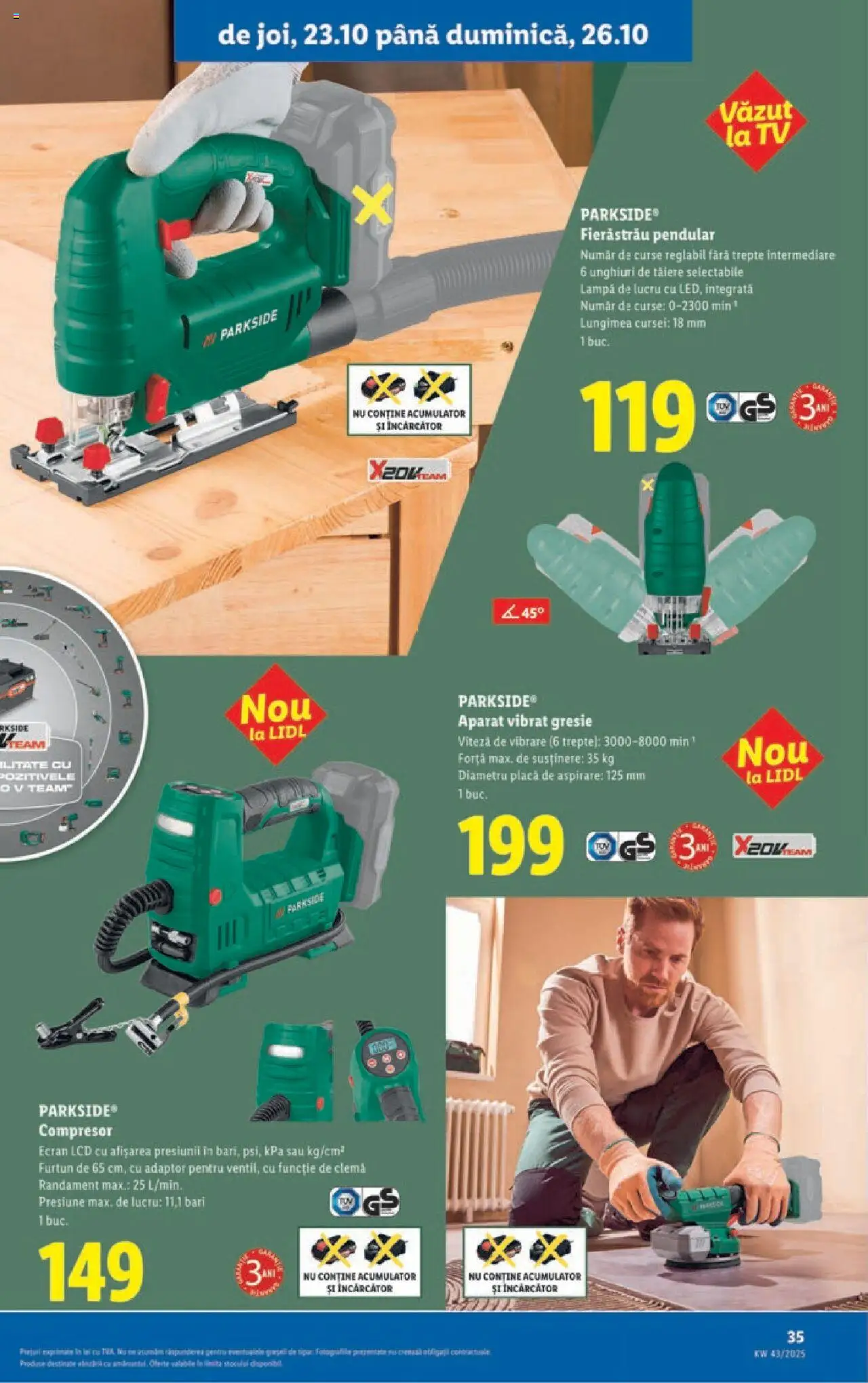 Catalog LIDL 20 - 25 Octombrie 2025 | Pagina 35 | Produse: Încărcător, Adaptor, Gresie, Lampă