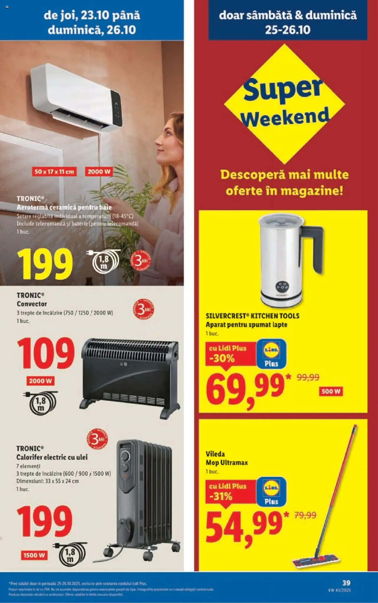Catalog LIDL 20 - 25 Octombrie 2025 | Pagina 39 | Produse: Mop, Baterie, Lapte, Ulei