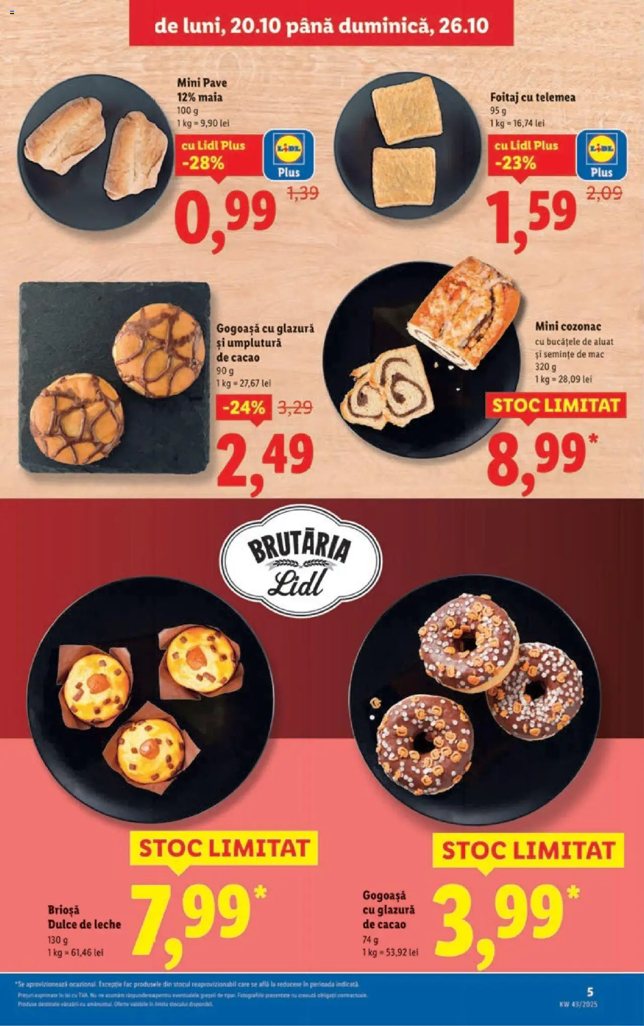 Catalog LIDL 20 - 25 Octombrie 2025 | Pagina 5 | Produse: Divan, Aluat, Semințe, Cacao