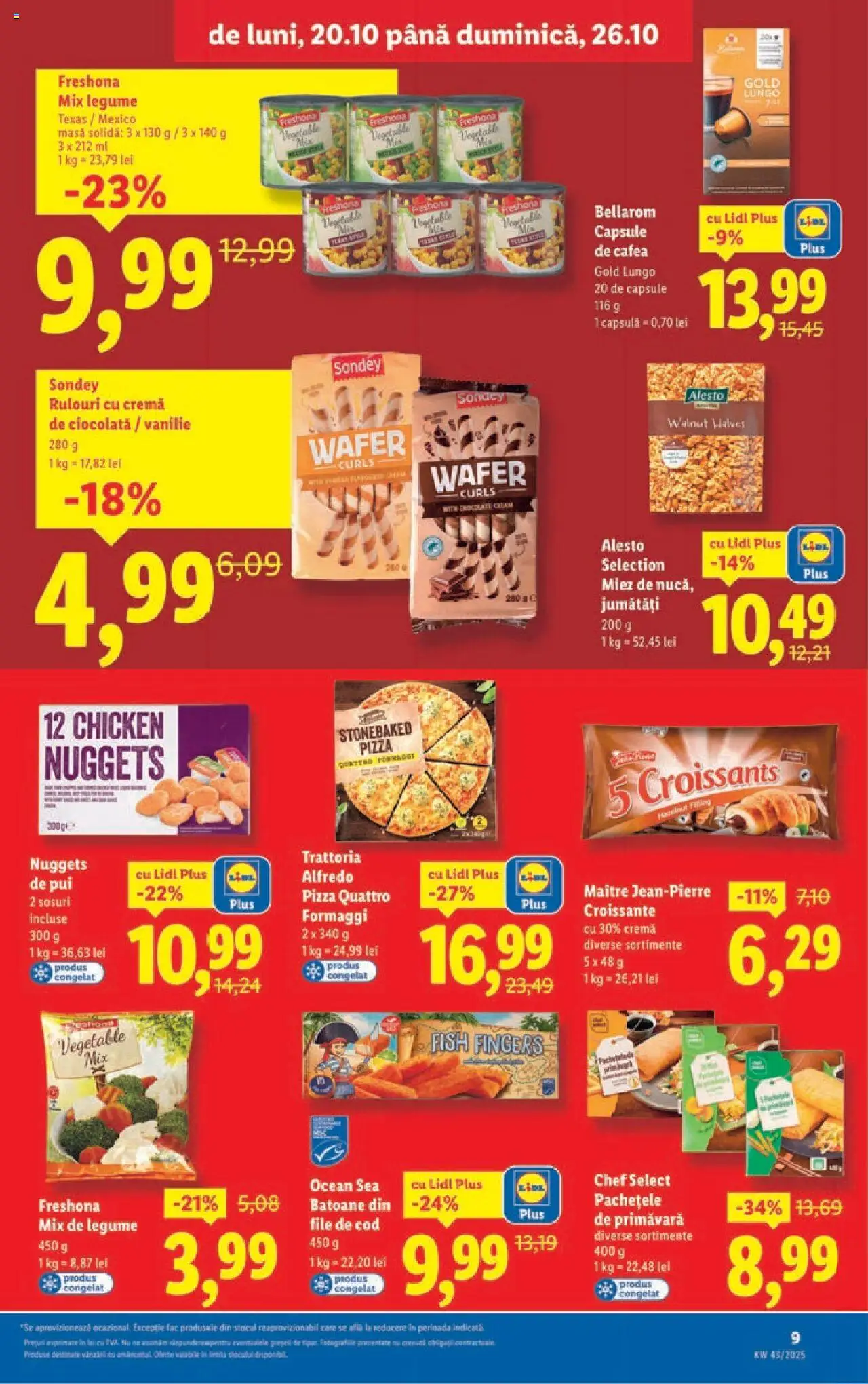 Catalog LIDL 20 - 25 Octombrie 2025 | Pagina 9 | Produse: Hacıyatmaz Kedi Oyuncağı, Cremă, Cafea, Ciocolată