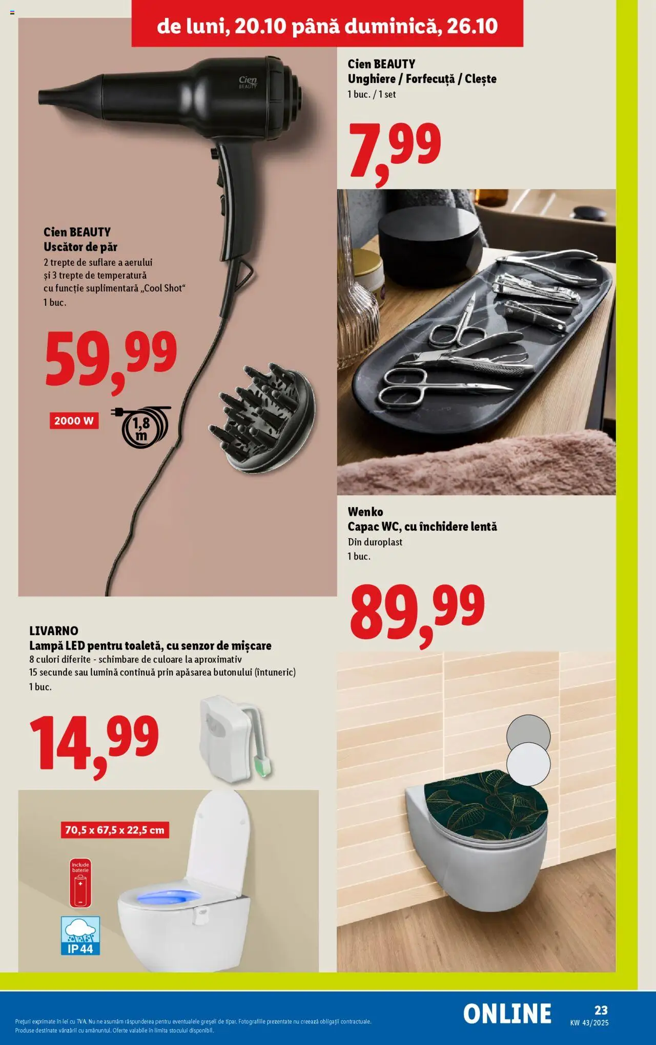 Catalog LIDL 20 - 25 Octombrie 2025 | Pagina 11 | Produse: Forfecuță, T cetveli, Uscător, Uscător De Păr